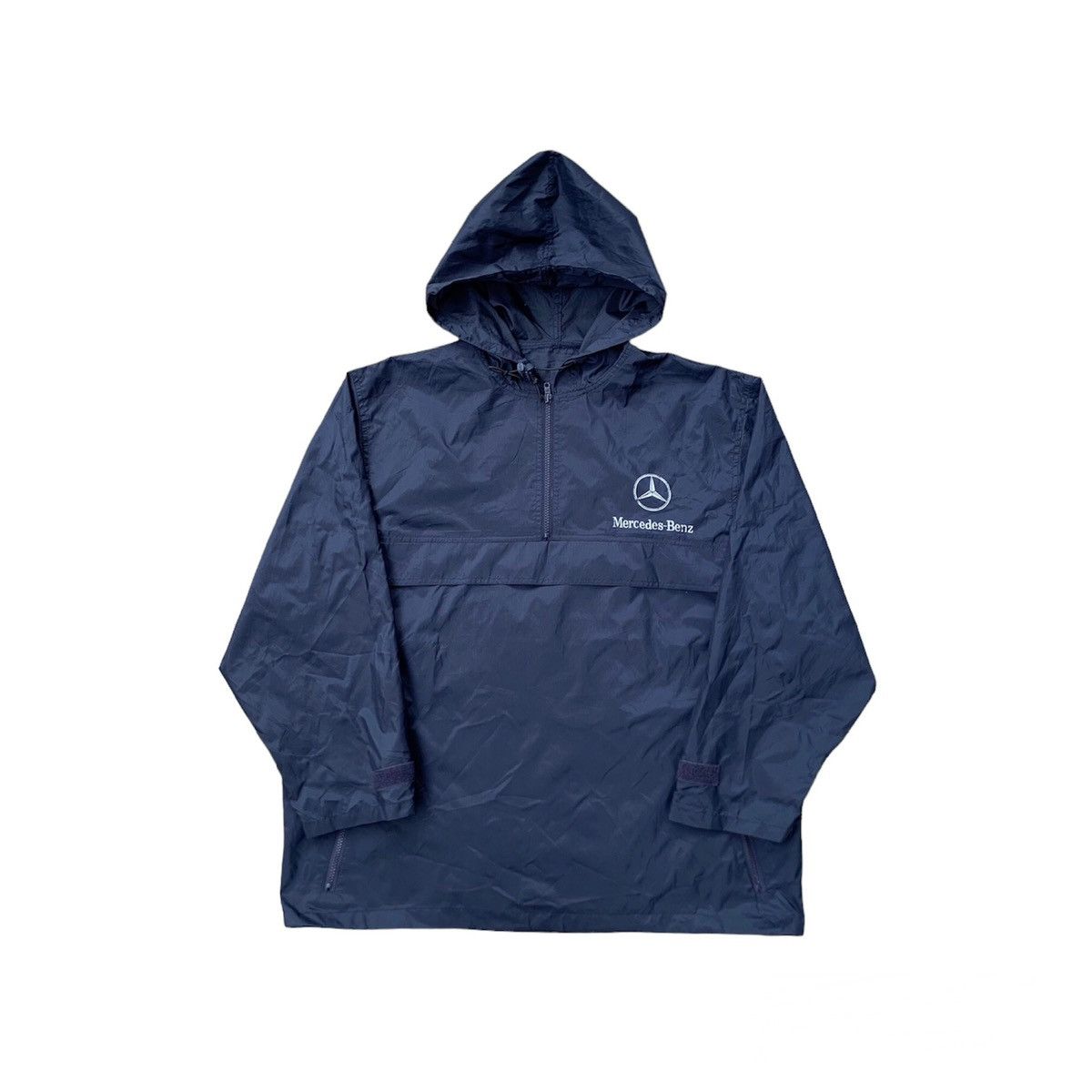 image of Gear For Sports x Mercedes Benz Vintage Mercedes Benz Cagoule Anorak Jacket in Black (Size XL)