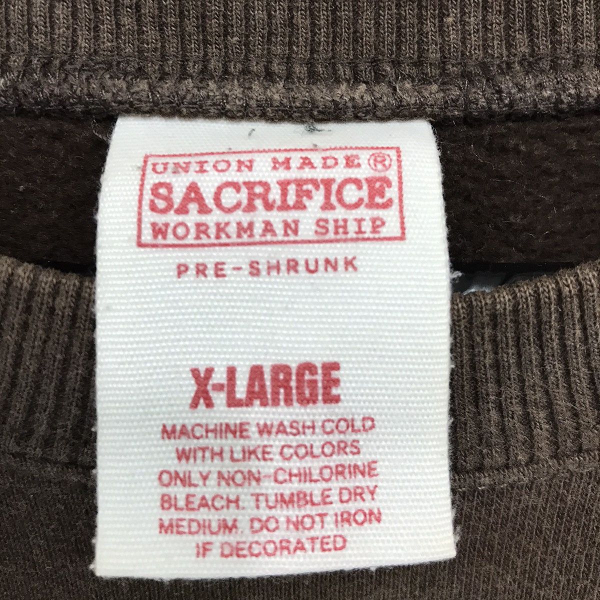 Japanese Brand × Vintage Vintage Sacrifice Sweatshirt Size US L / EU 52-54 / 3 - 15 Thumbnail