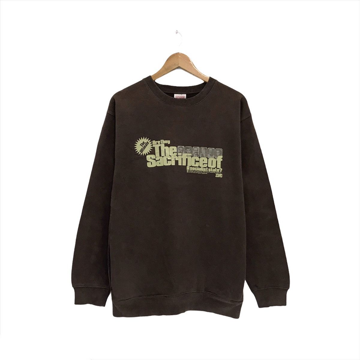 Japanese Brand × Vintage Vintage Sacrifice Sweatshirt Size US L / EU 52-54 / 3 - 1 Thumbnail