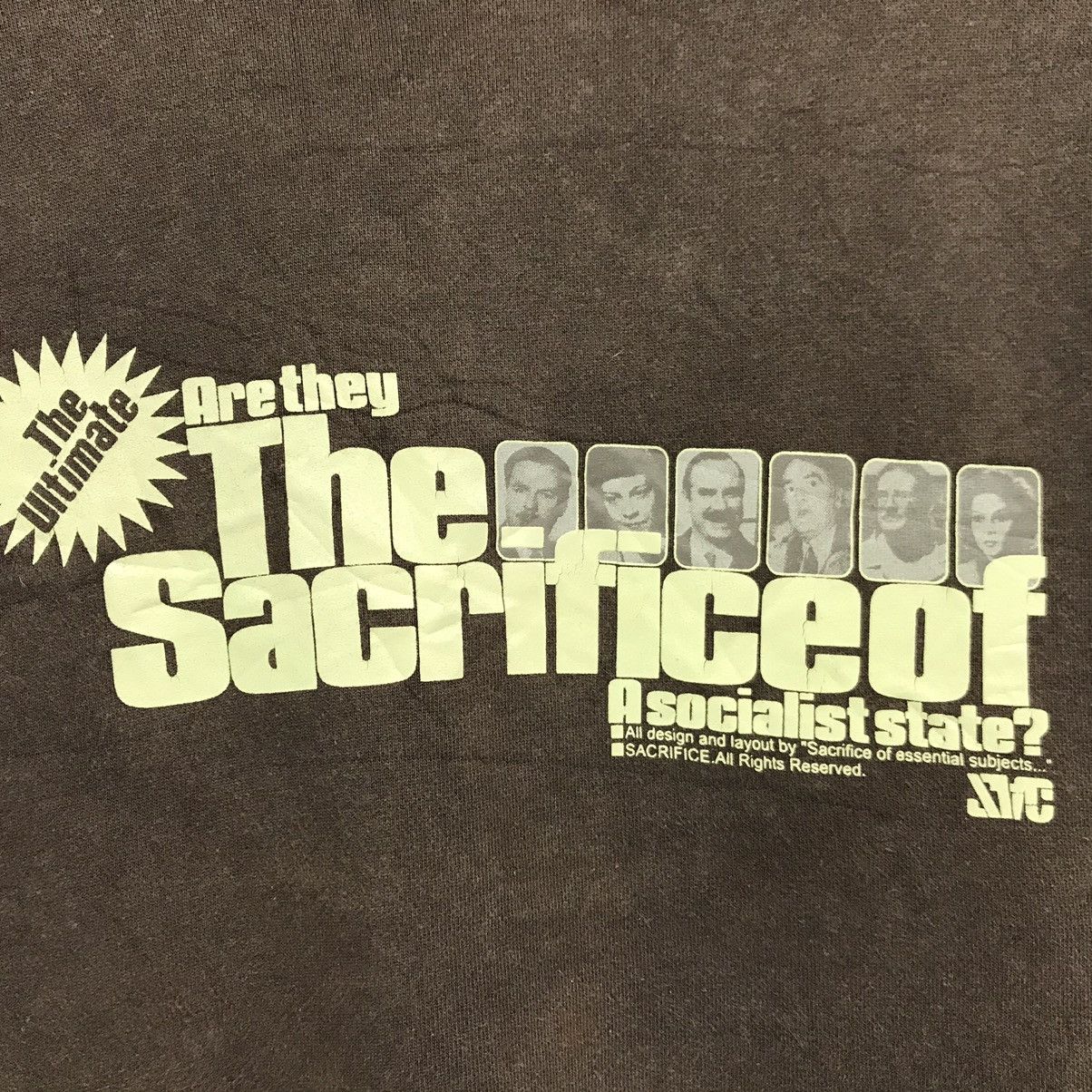 Japanese Brand × Vintage Vintage Sacrifice Sweatshirt Size US L / EU 52-54 / 3 - 4 Thumbnail