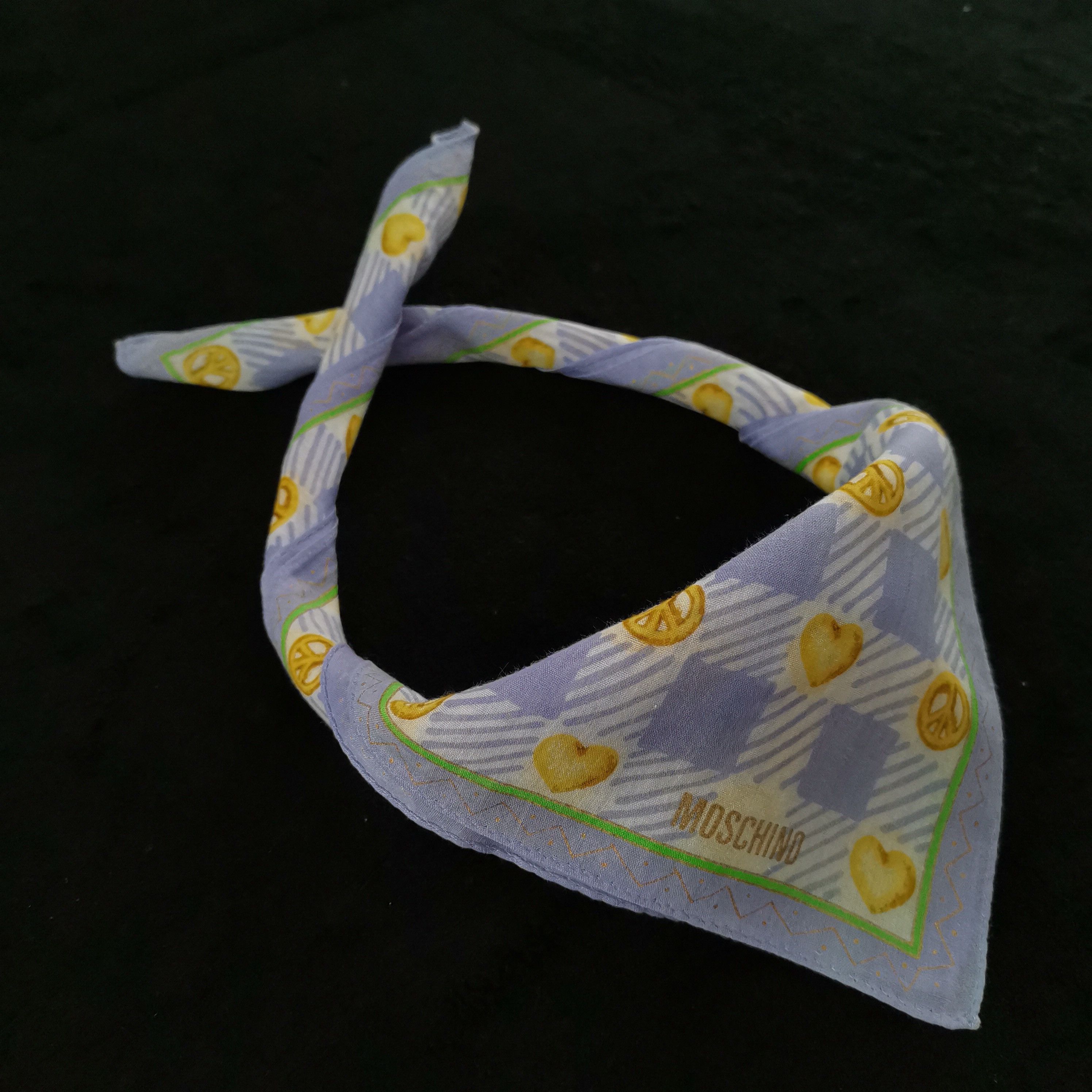 Moschino Vintage Handkerchief Headscarf Choker Size ONE SIZE - 3 Thumbnail