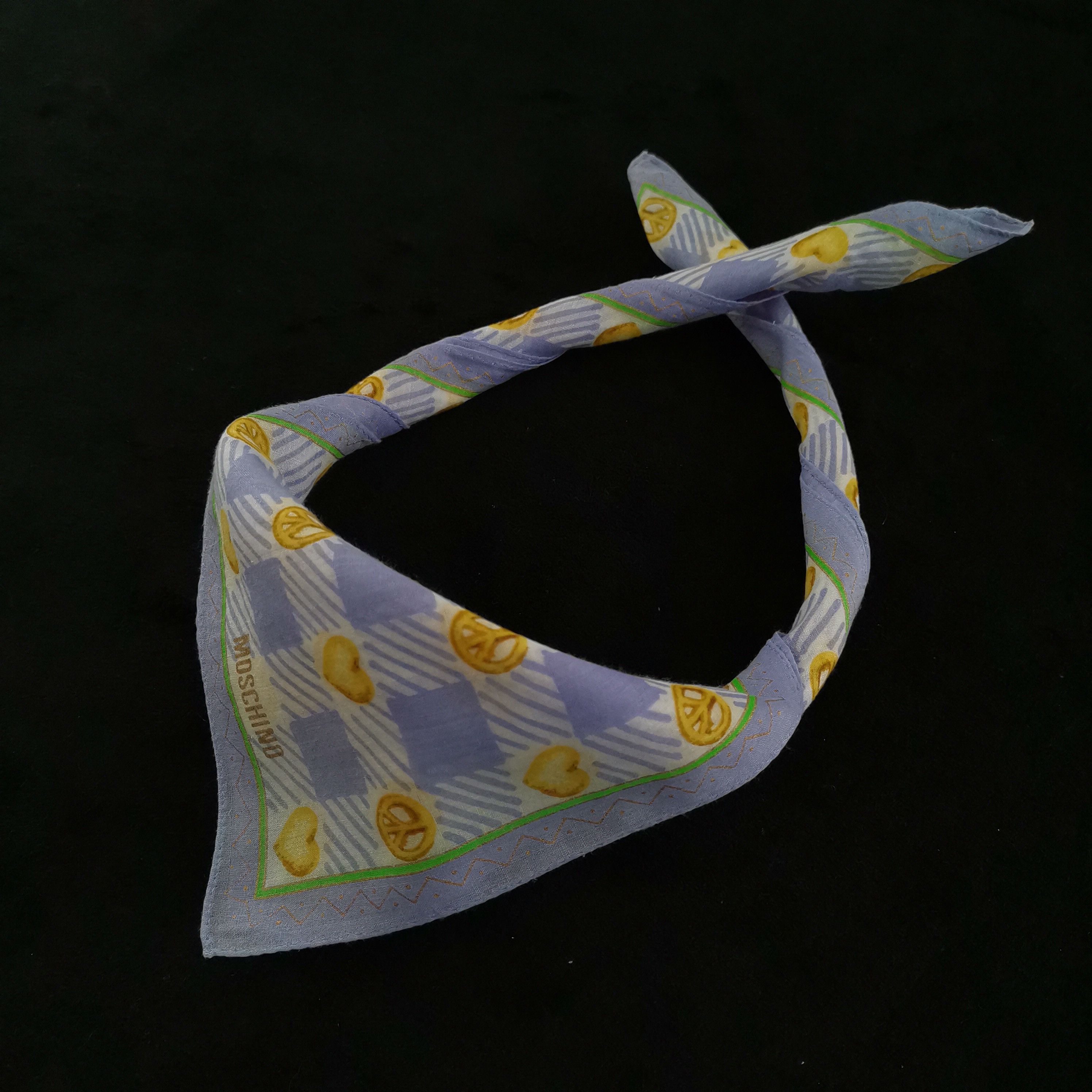 Moschino Vintage Handkerchief Headscarf Choker Size ONE SIZE - 1 Thumbnail