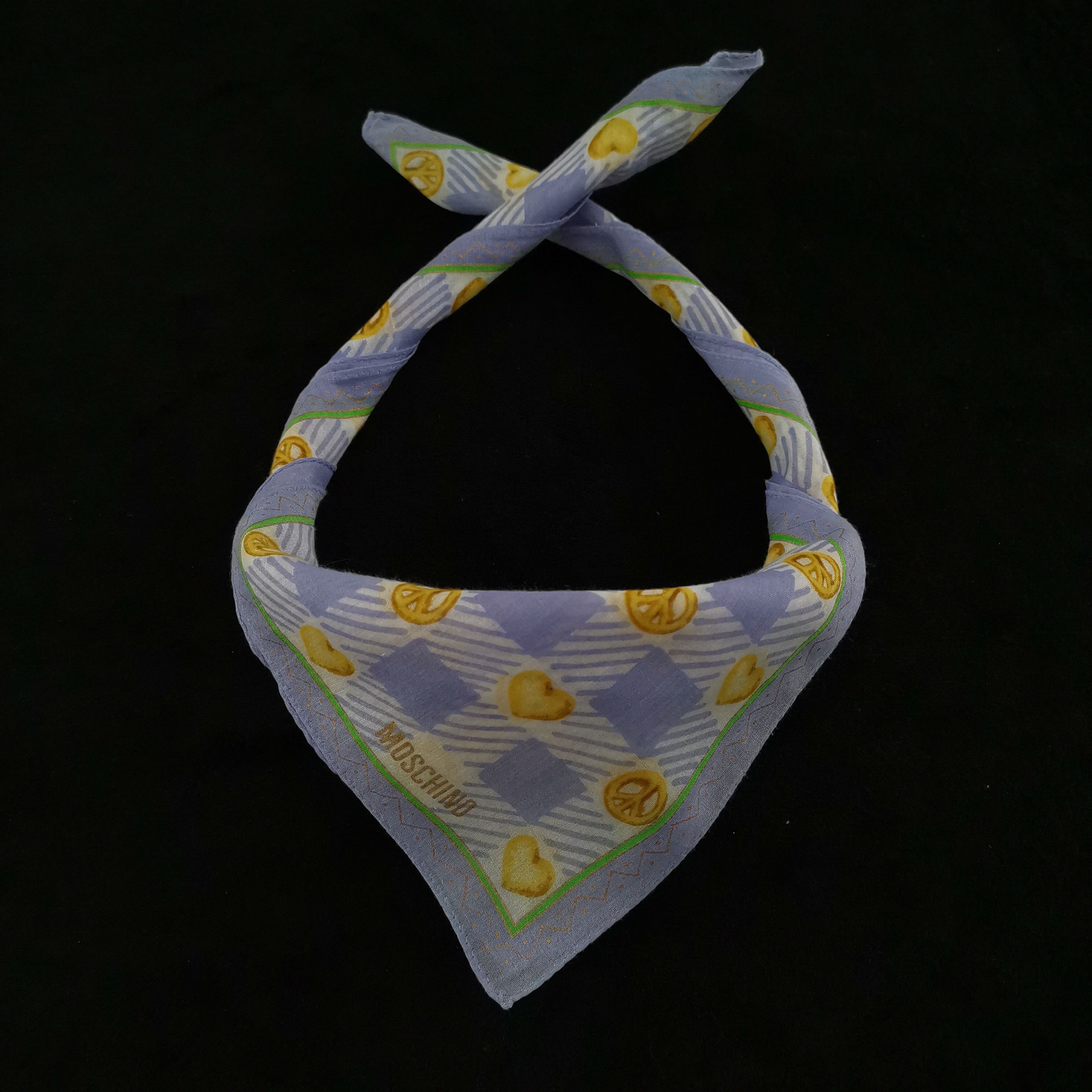 Moschino Vintage Handkerchief Headscarf Choker Size ONE SIZE - 4 Thumbnail