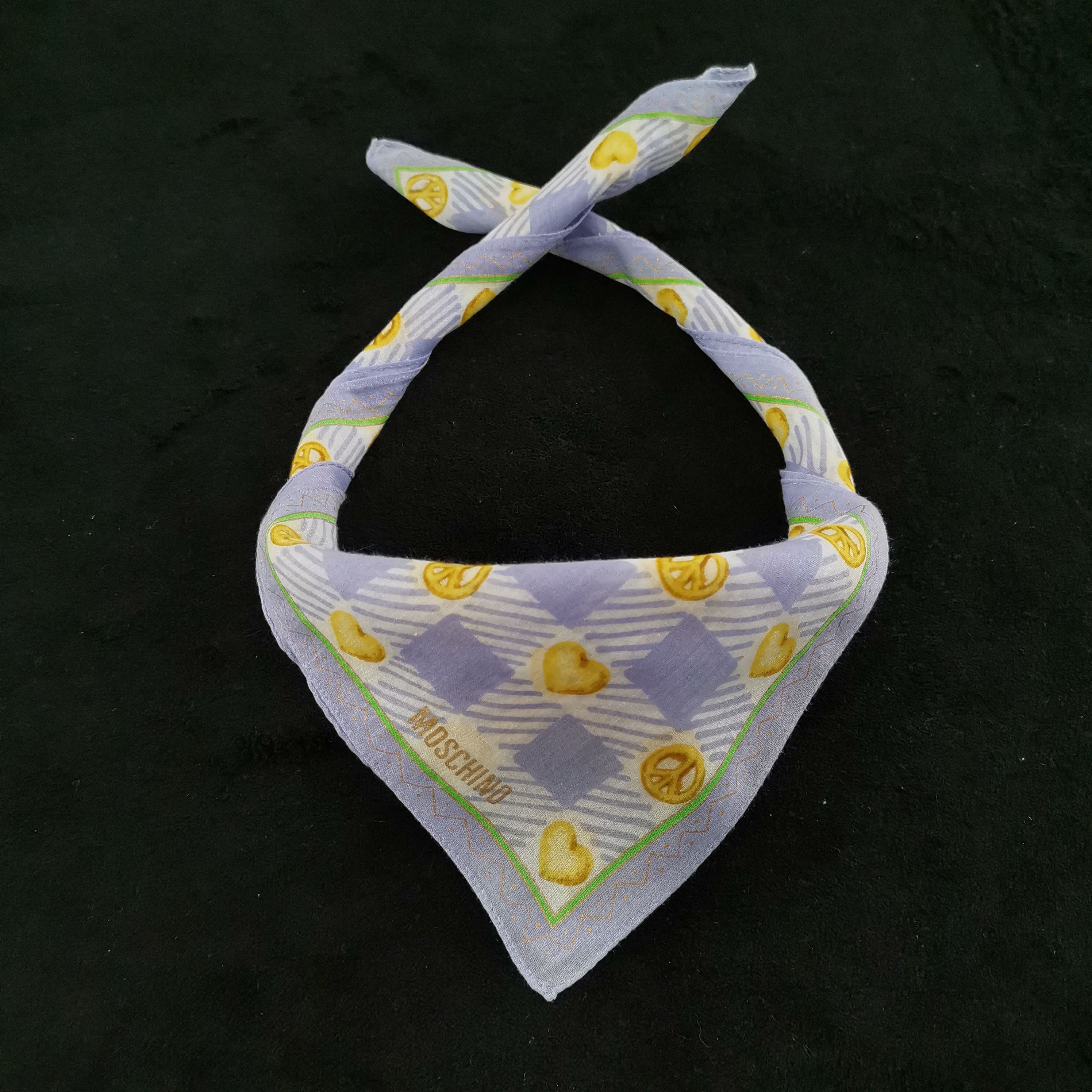 Moschino Vintage Handkerchief Headscarf Choker Size ONE SIZE - 2 Thumbnail