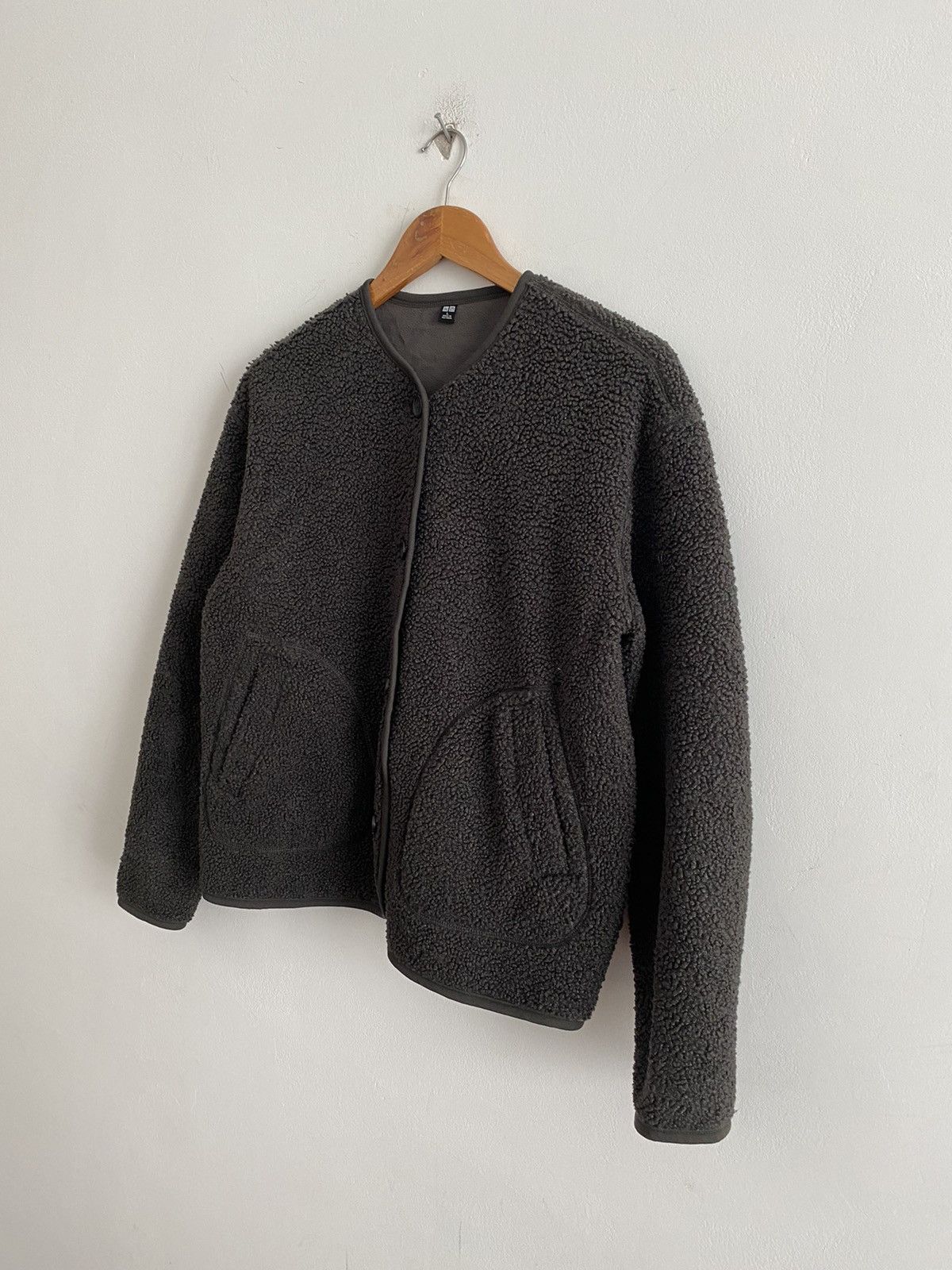 Lemaire × Uniqlo 🇯🇵Uniqlo jacket V coller designer military button Size US L / EU 52-54 / 3 - 6 Thumbnail