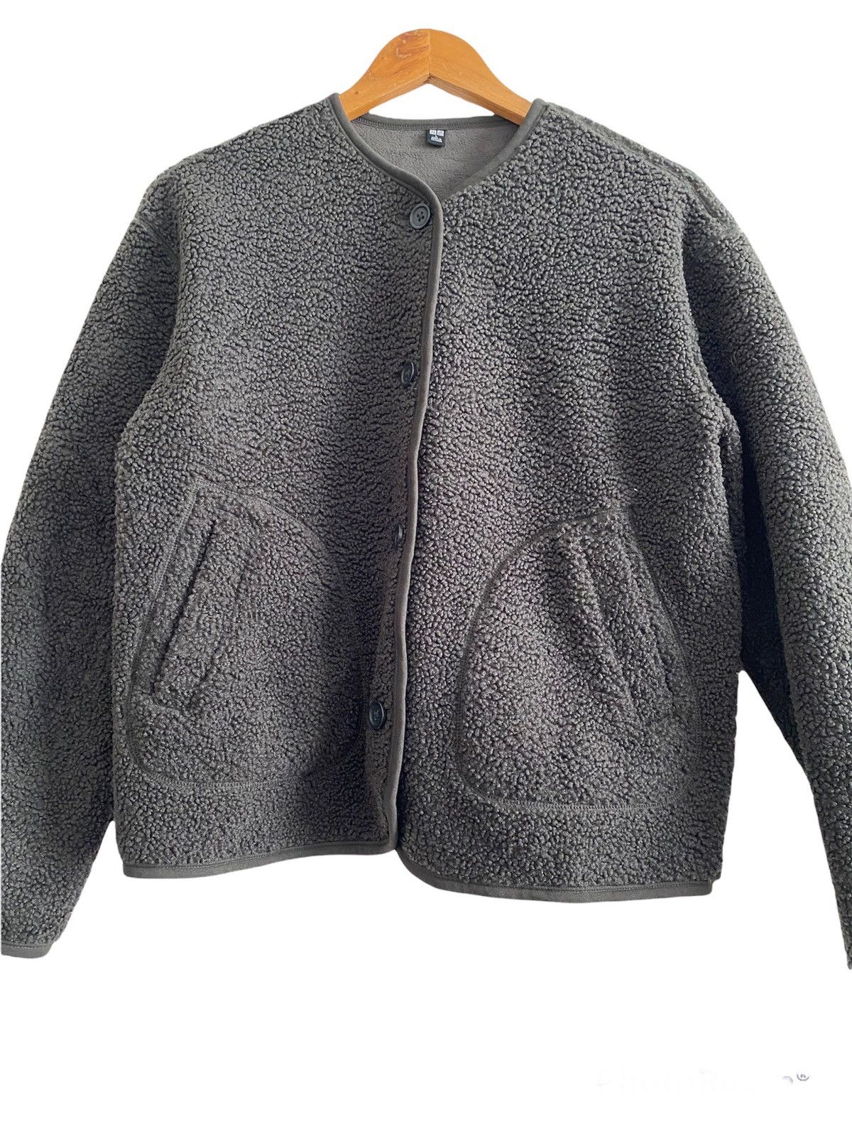 Lemaire × Uniqlo 🇯🇵Uniqlo jacket V coller designer military button Size US L / EU 52-54 / 3 - 3 Thumbnail