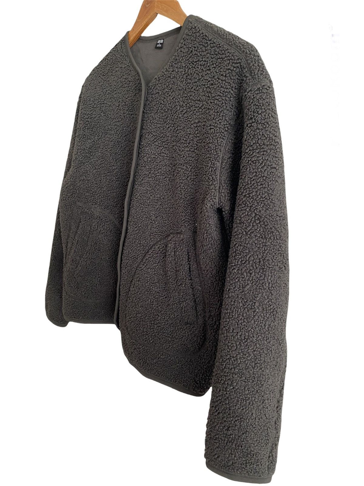 Lemaire × Uniqlo 🇯🇵Uniqlo jacket V coller designer military button Size US L / EU 52-54 / 3 - 4 Thumbnail