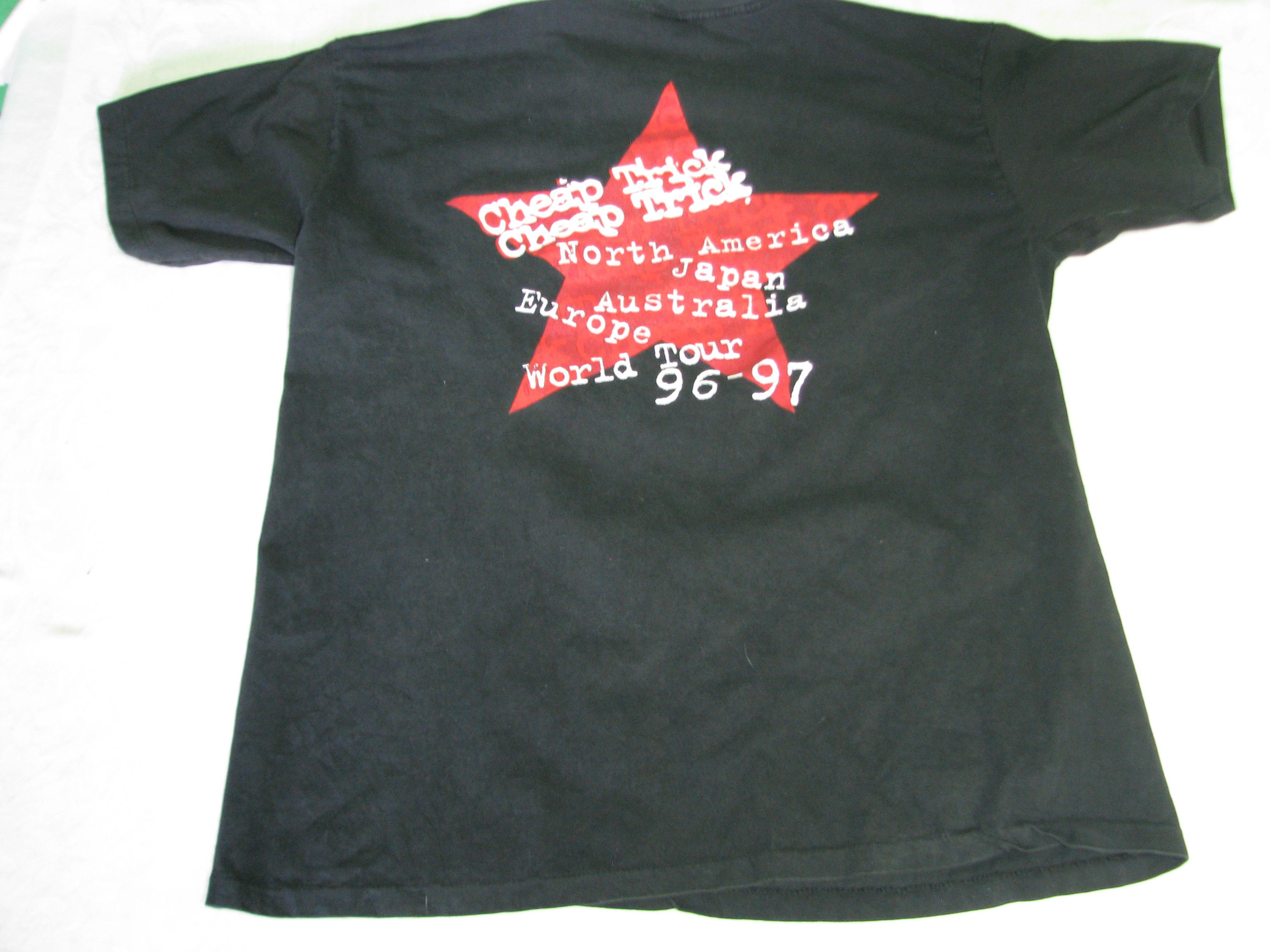 Band Tees × Vintage Vintage Cheap Trick 96-97 World Tour T-Shirt Size US XL / EU 56 / 4 - 4 Thumbnail