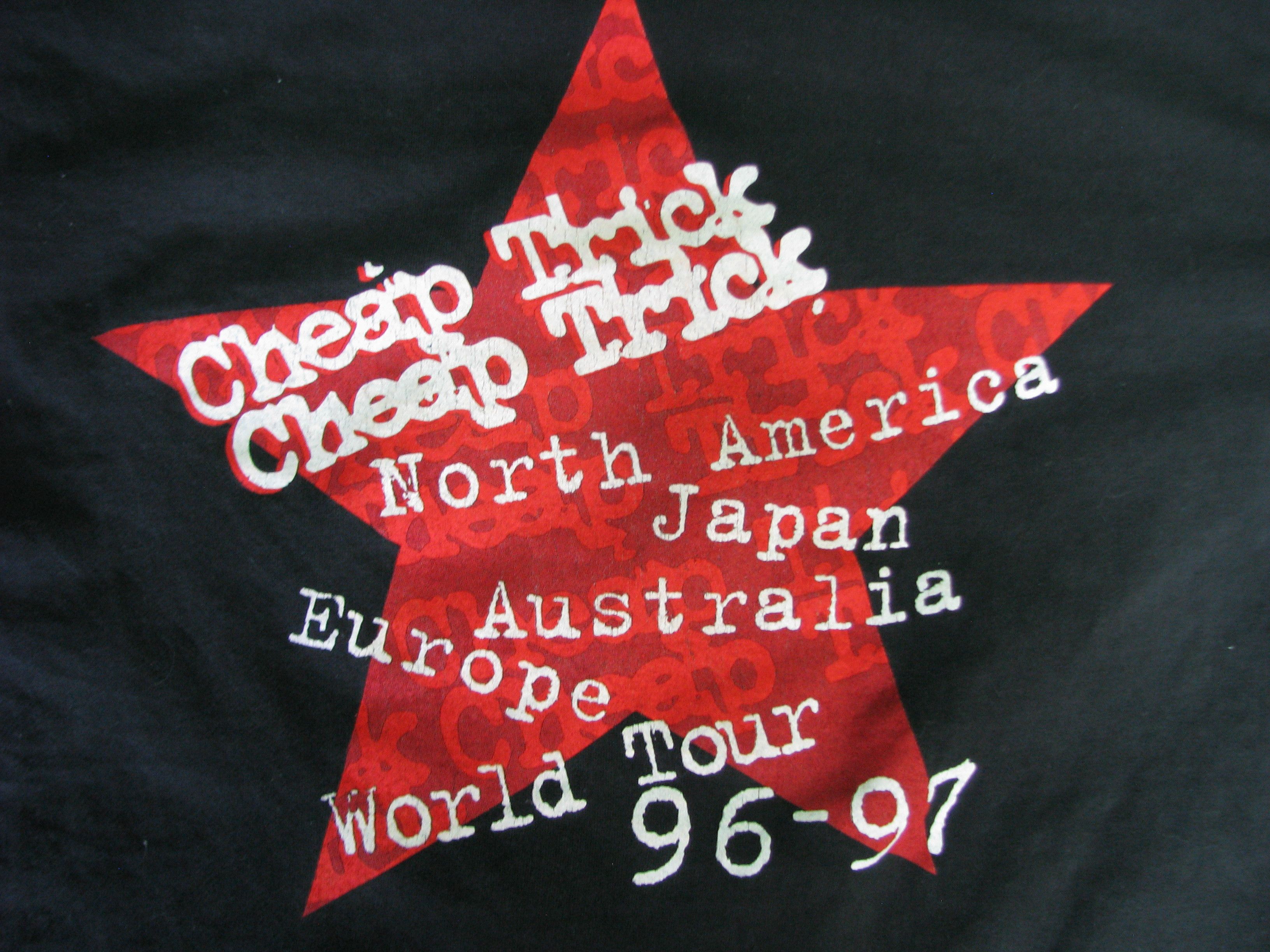 Band Tees × Vintage Vintage Cheap Trick 96-97 World Tour T-Shirt Size US XL / EU 56 / 4 - 5 Thumbnail