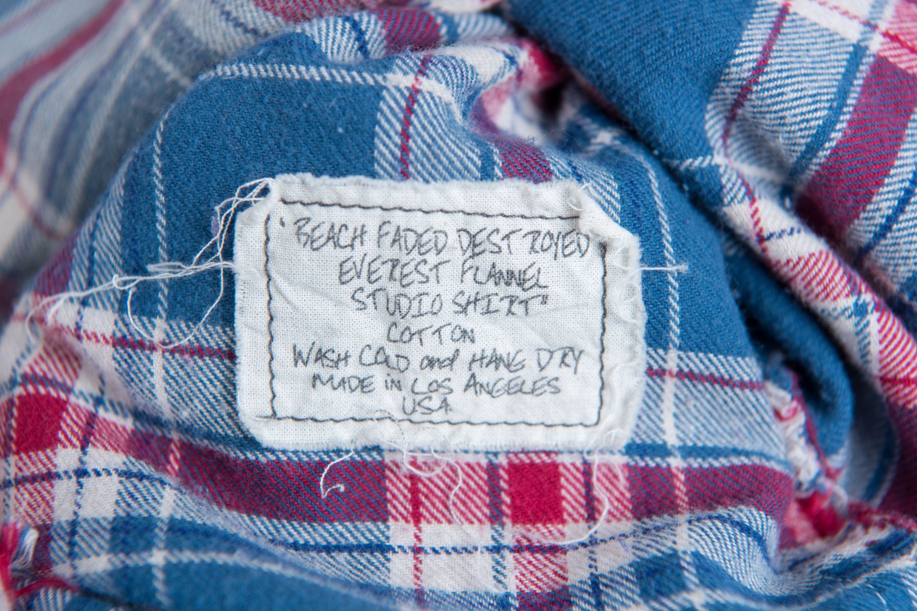 Greg Lauren Bleach Faded Destroyed Everest Flannel Studio Shirt Size US S / EU 44-46 / 1 - 10 Thumbnail