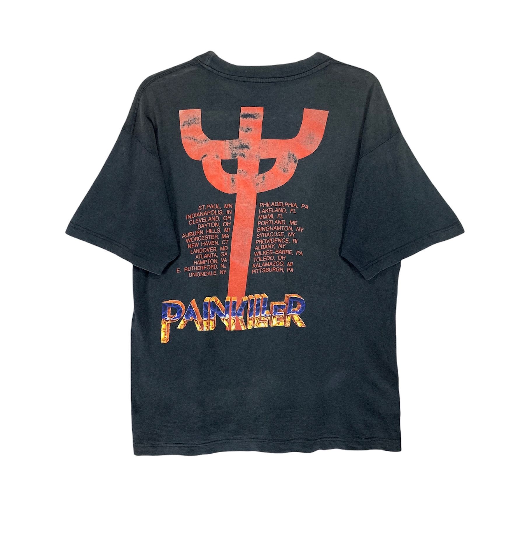 Band Tees × Vintage Judas priest painkiller metal concert tour vtg 90s tshirt Size US L / EU 52-54 / 3 - 2 Thumbnail