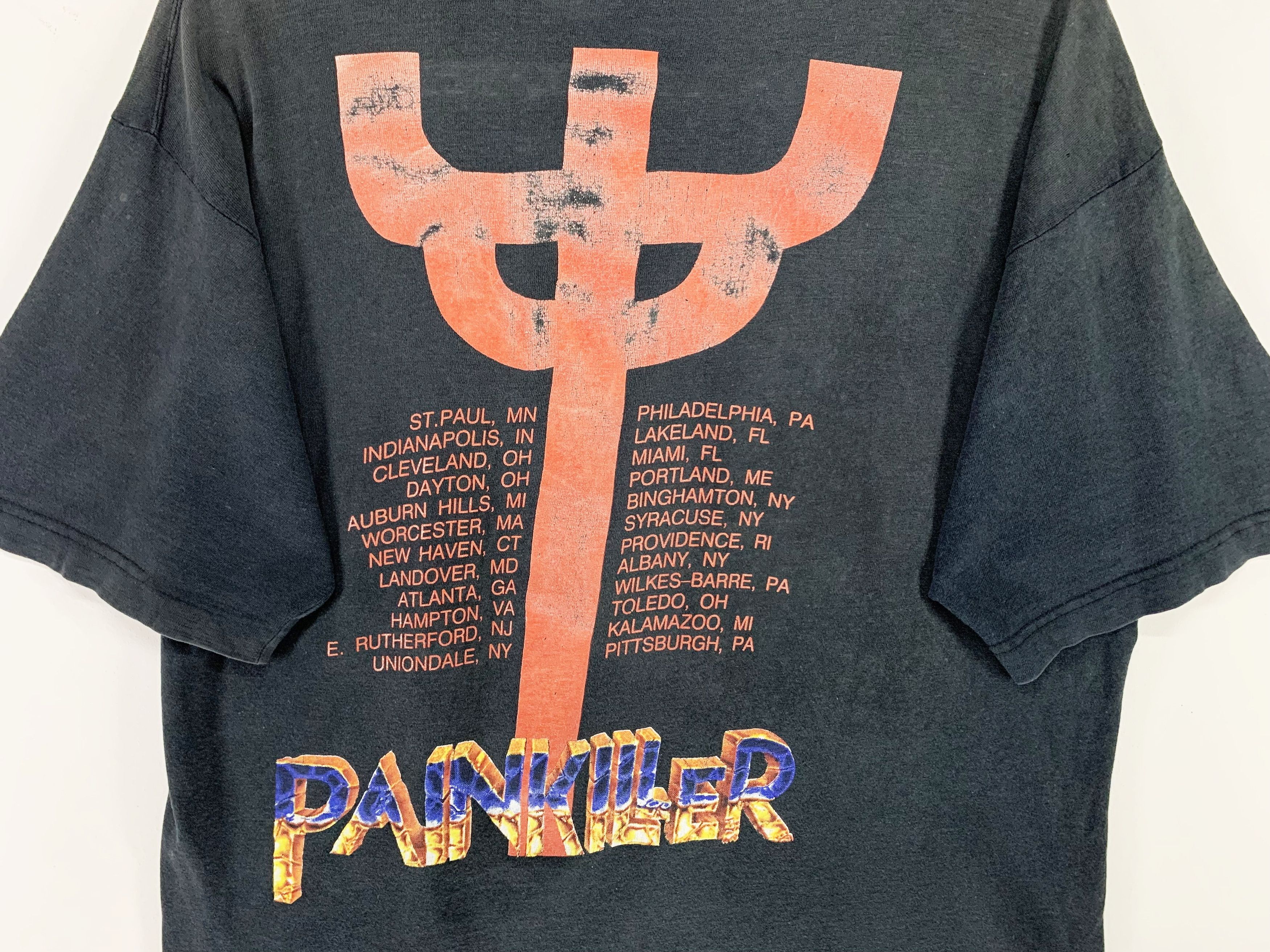 Band Tees × Vintage Judas priest painkiller metal concert tour vtg 90s tshirt Size US L / EU 52-54 / 3 - 7 Thumbnail