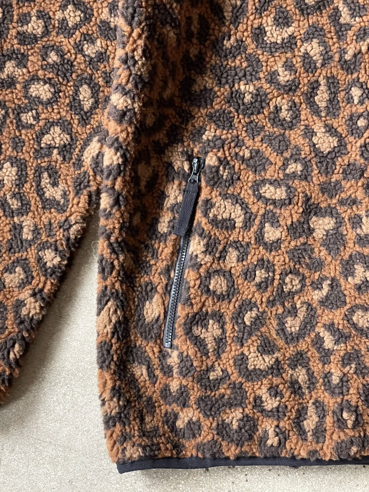 Japanese Brand × Pacific and Co. Retro X deep pile leopard zip up jacket Size US M / EU 48-50 / 2 - 3 Thumbnail