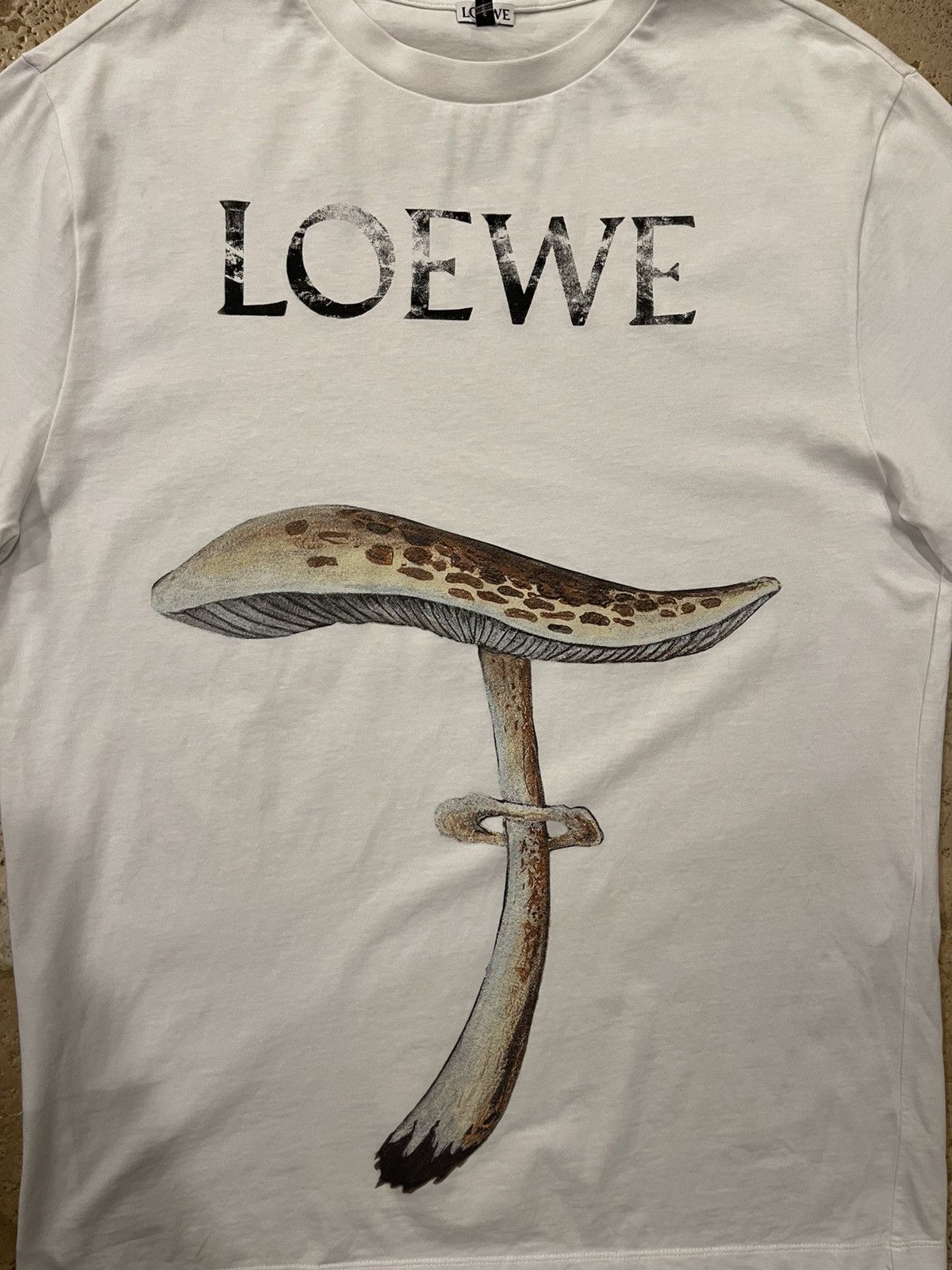 Loewe Loewe FW 2016 Mushroom White Tee Size US L / EU 52-54 / 3 - 6 Thumbnail