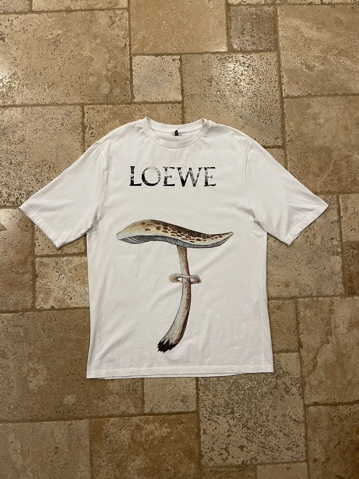 Loewe Loewe FW 2016 Mushroom White Tee Size US L / EU 52-54 / 3 - 3 Thumbnail