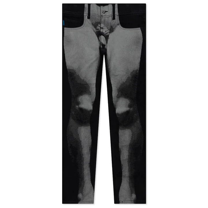 Image of Pleasures David Denim Pant in Black, Men's (Size 30)