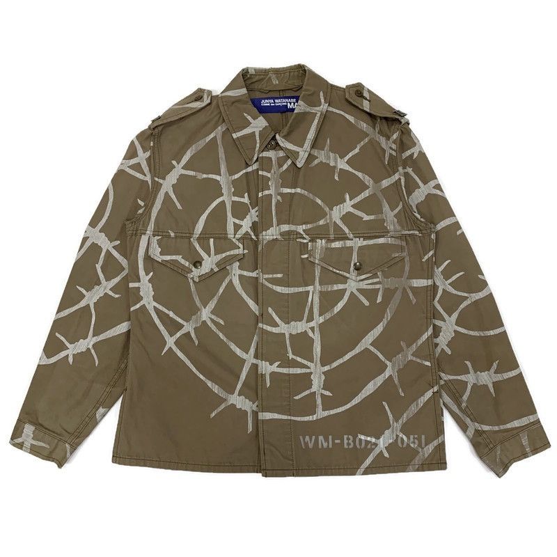 image of Comme Des Garcons x Junya Watanabe 2004Ss Barbed Wire Jacket in Brown, Men's (Size Medium)