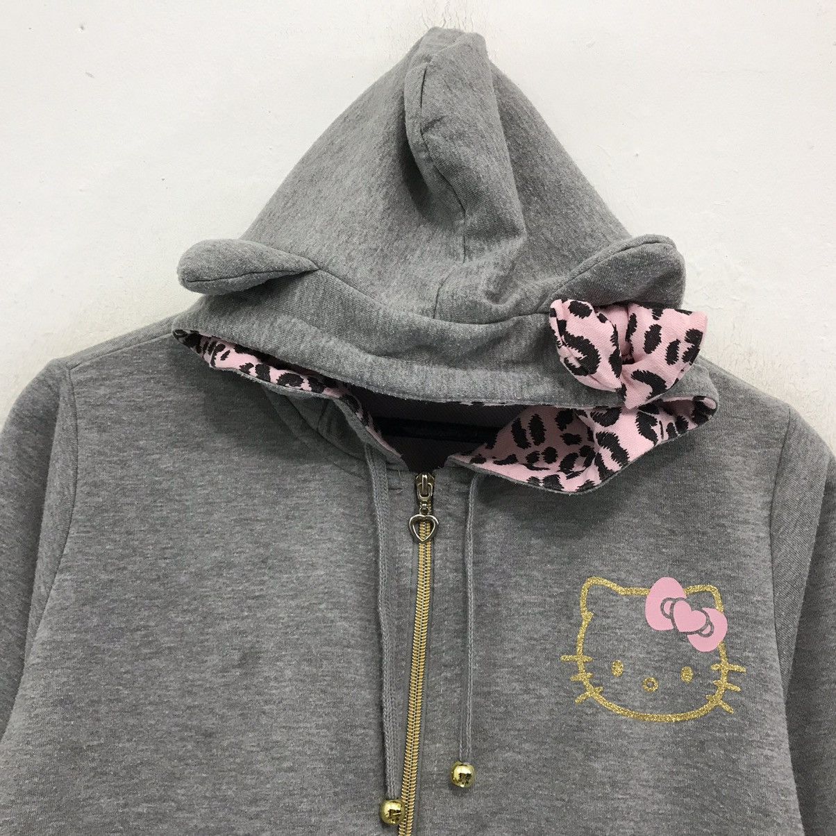 Cartoon Network × Disney × Vintage Vintage Hello Kitty Sweatshirt Hoodie Zipper Size US S / EU 44-46 / 1 - 4 Thumbnail