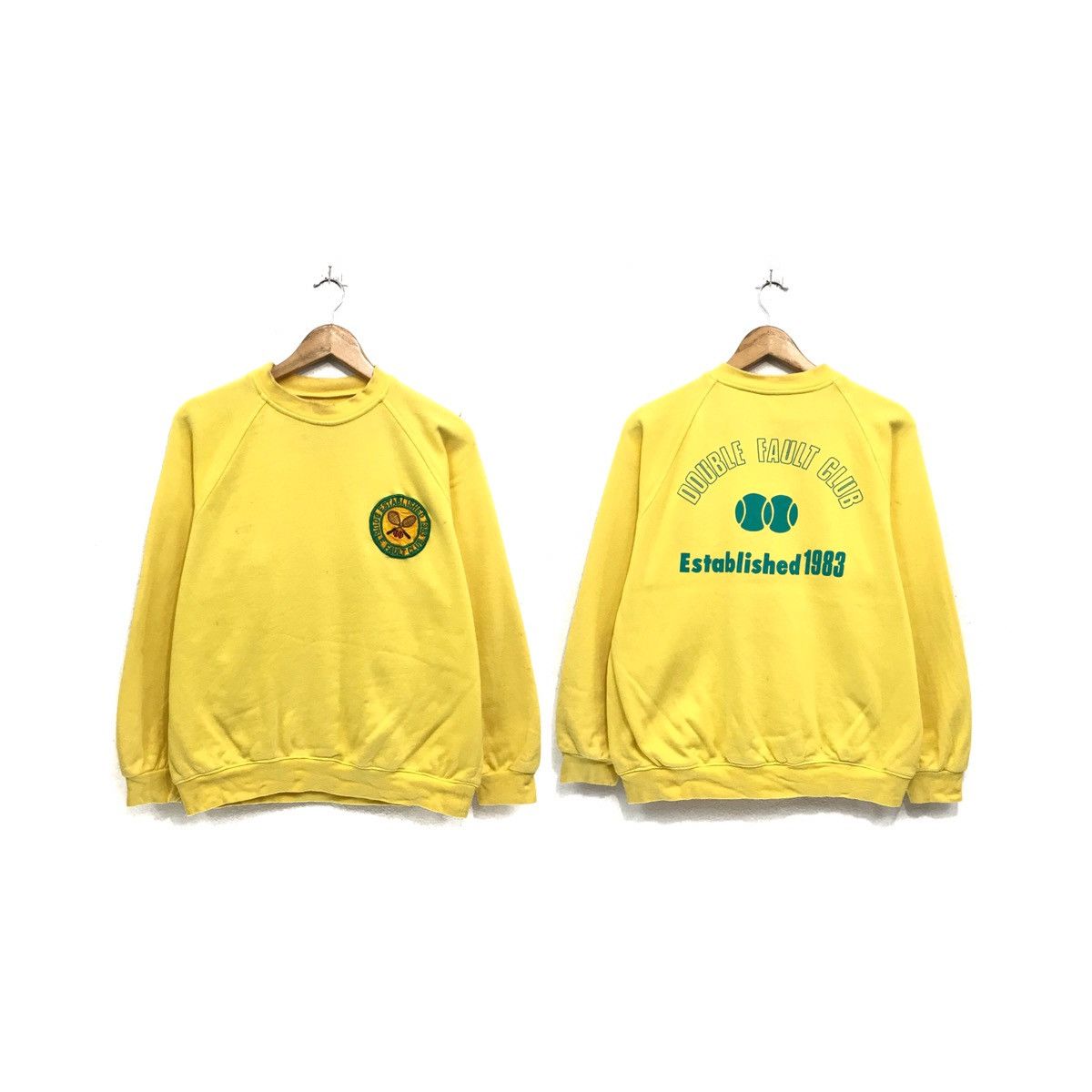 Japanese Brand × Vintage Vintage Double Fault Club Sweatshirt Embroidery Spellout Size US M / EU 48-50 / 2 - 1 Thumbnail
