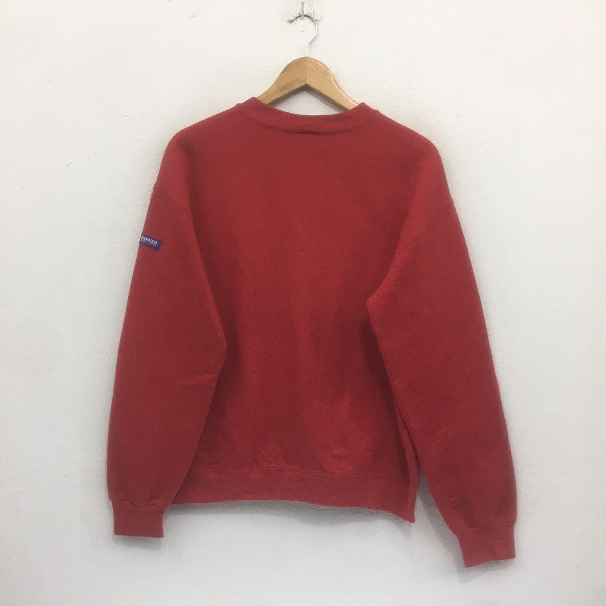 Edwin × Vintage Vintage EDWIN Sweatshirt Crewneck Spellout Berlin Red Rain Size US M / EU 48-50 / 2 - 5 Thumbnail