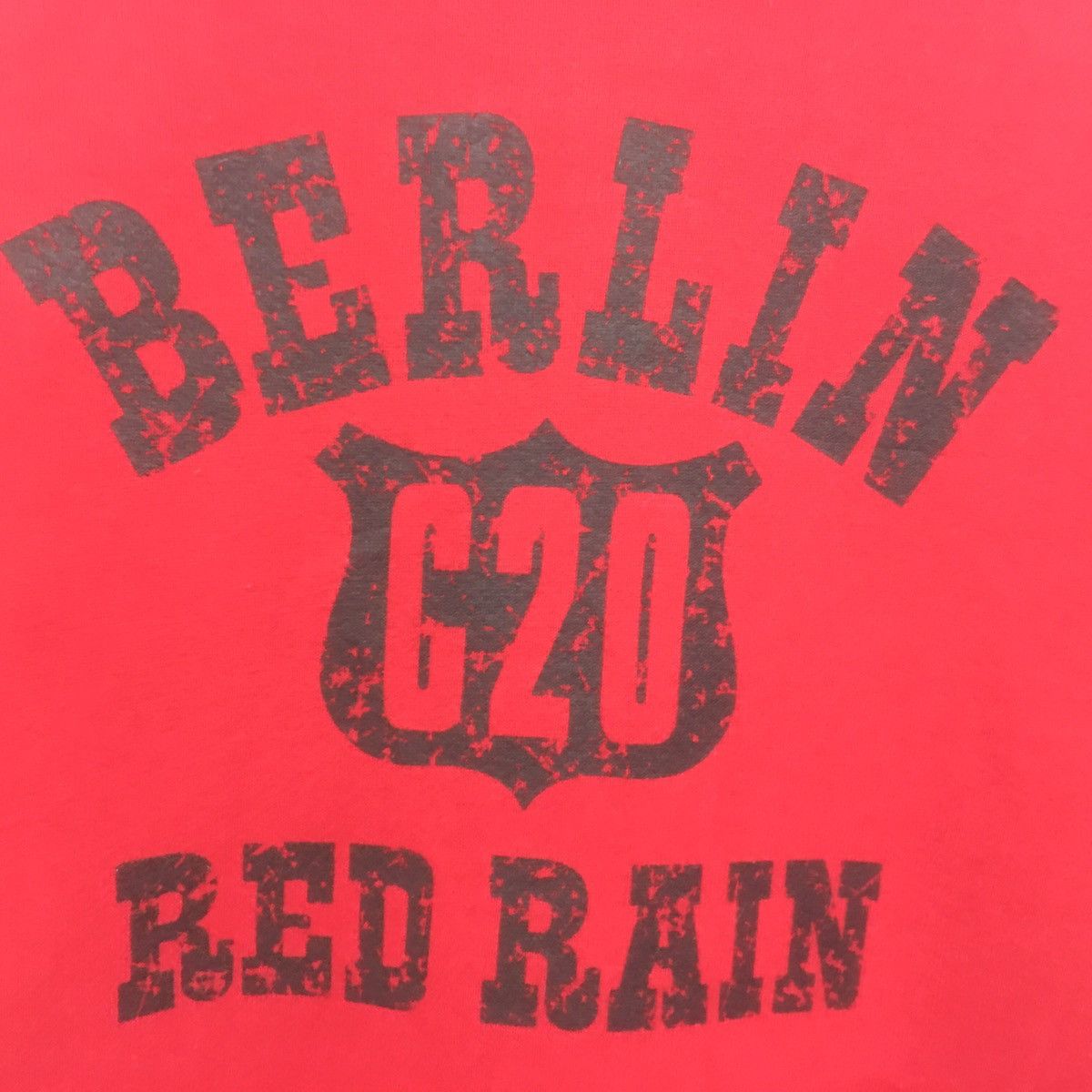 Edwin × Vintage Vintage EDWIN Sweatshirt Crewneck Spellout Berlin Red Rain Size US M / EU 48-50 / 2 - 4 Thumbnail