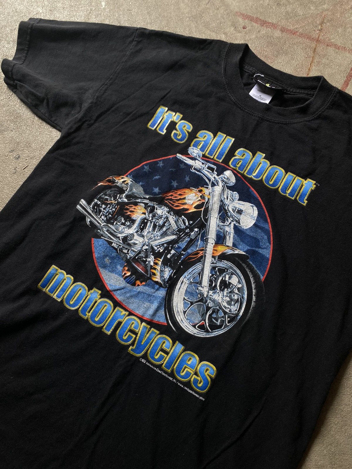 Harley Davidson × Vintage vintage 00s motorcycle tee black Size US M / EU 48-50 / 2 - 2 Thumbnail