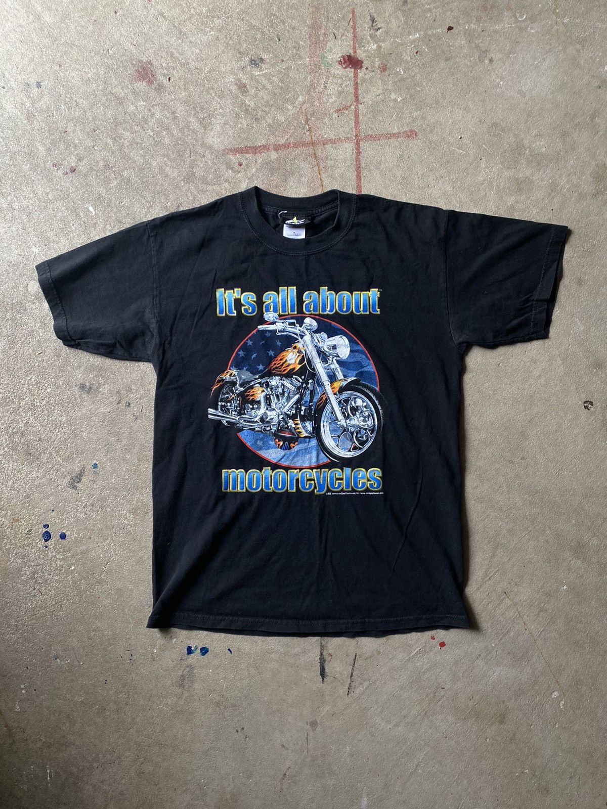 Harley Davidson × Vintage vintage 00s motorcycle tee black Size US M / EU 48-50 / 2 - 1 Thumbnail