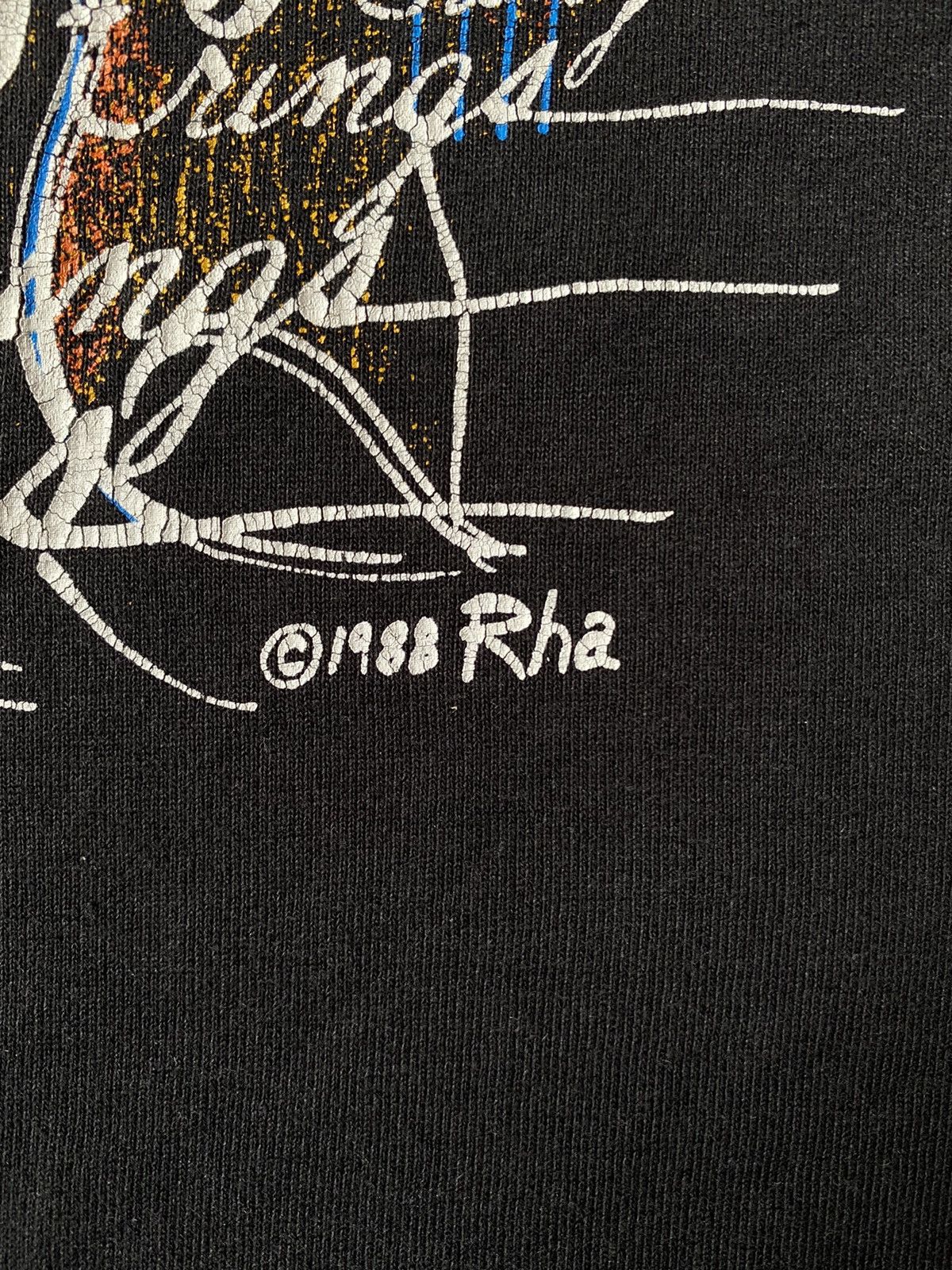 Band Tees × Vintage vintage 1988 strings guitar music tee Size US XL / EU 56 / 4 - 3 Thumbnail