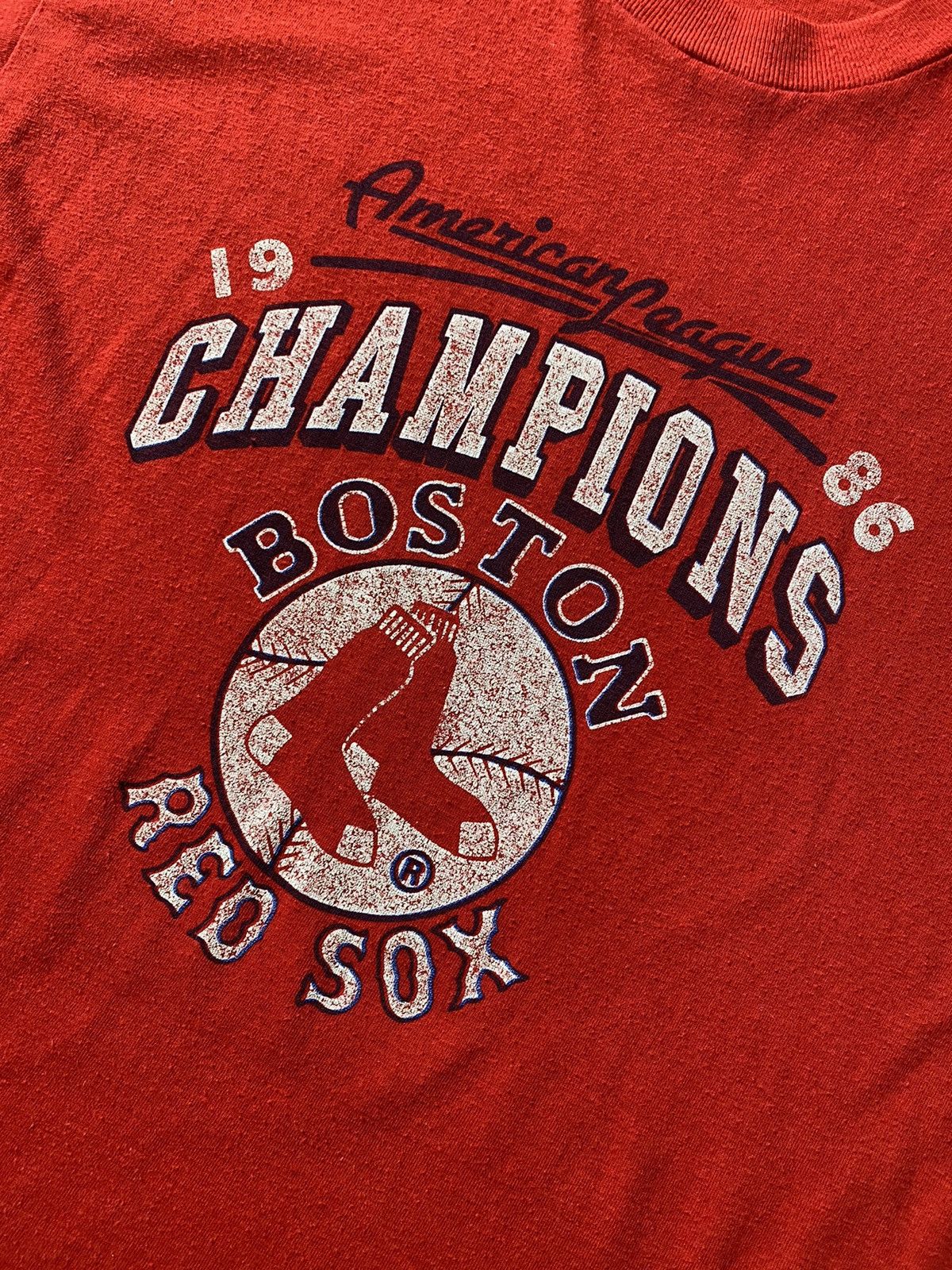 MLB × Vintage vintage 1986 boston red sox championship tee true vintage Size US L / EU 52-54 / 3 - 2 Thumbnail