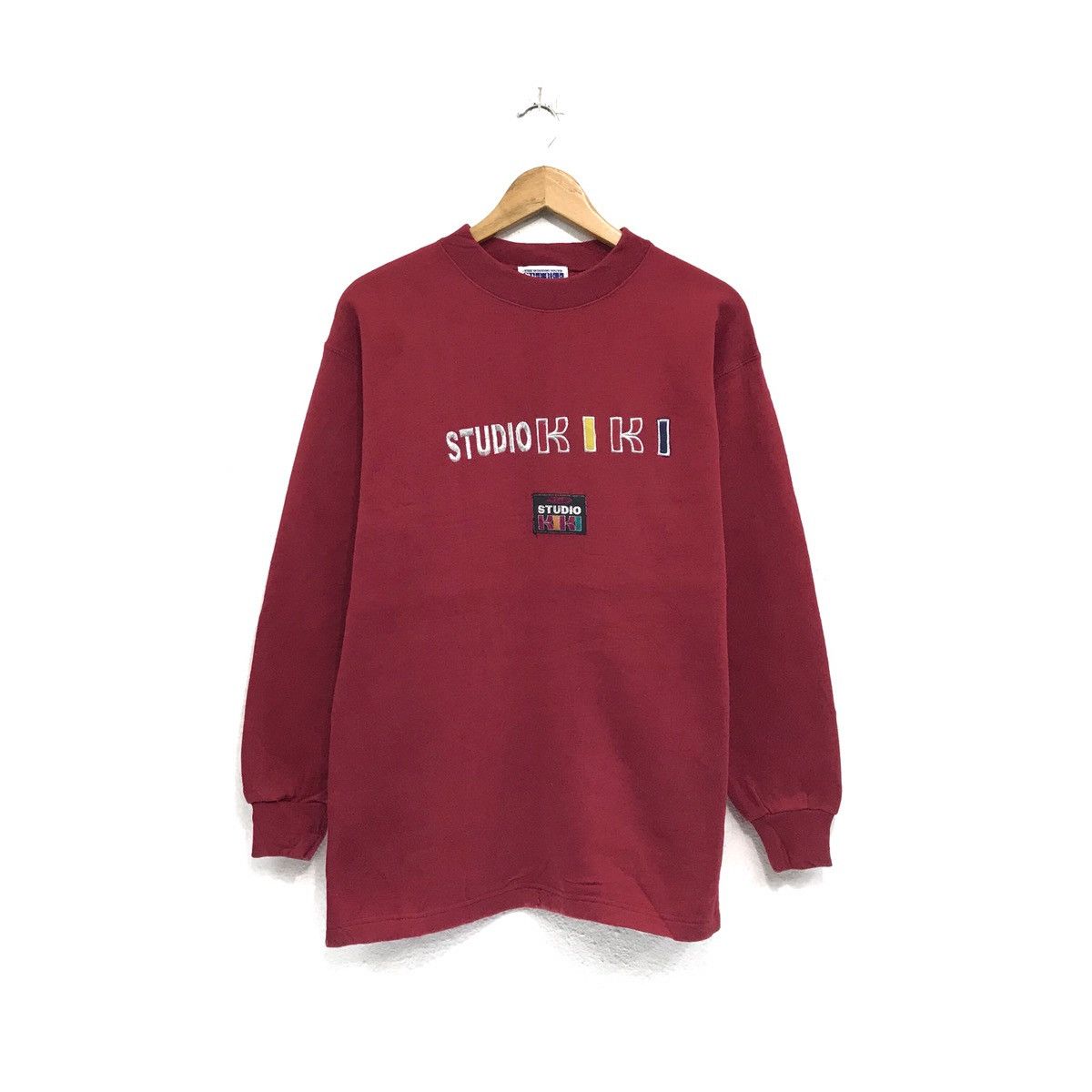 Japanese Brand × Vintage Vintage Studio Kiki Sweatshirt Embroidered Spellout Size US M / EU 48-50 / 2 - 1 Thumbnail