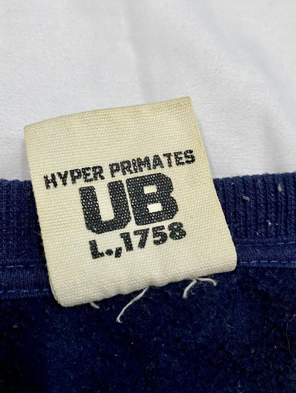 Japanese Brand × Nigo SWEATSHIRT UTTG BABY BIG SPELLOUT WITH BIG LOGO Size US M / EU 48-50 / 2 - 8 Thumbnail