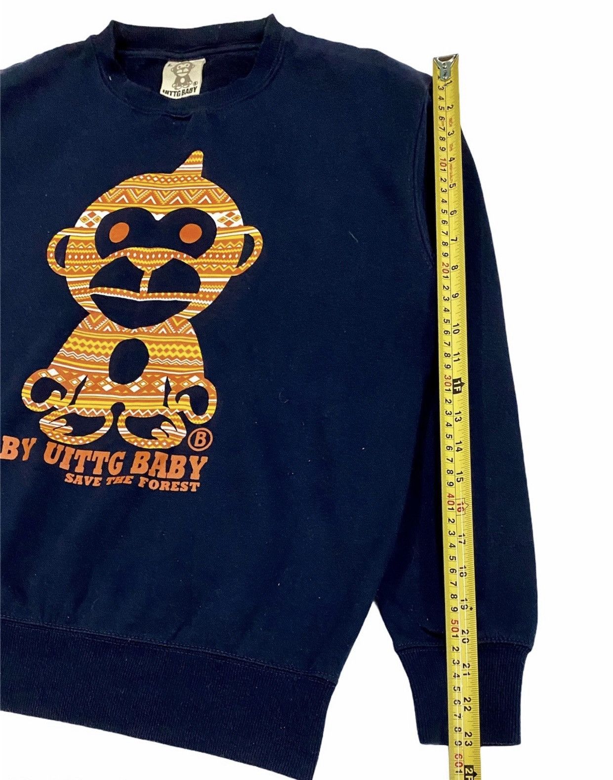 Japanese Brand × Nigo SWEATSHIRT UTTG BABY BIG SPELLOUT WITH BIG LOGO Size US M / EU 48-50 / 2 - 10 Thumbnail