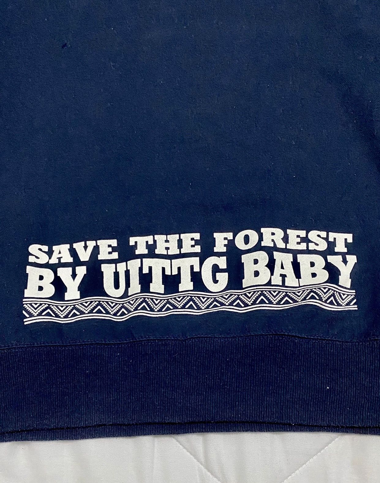 Japanese Brand × Nigo SWEATSHIRT UTTG BABY BIG SPELLOUT WITH BIG LOGO Size US M / EU 48-50 / 2 - 7 Thumbnail