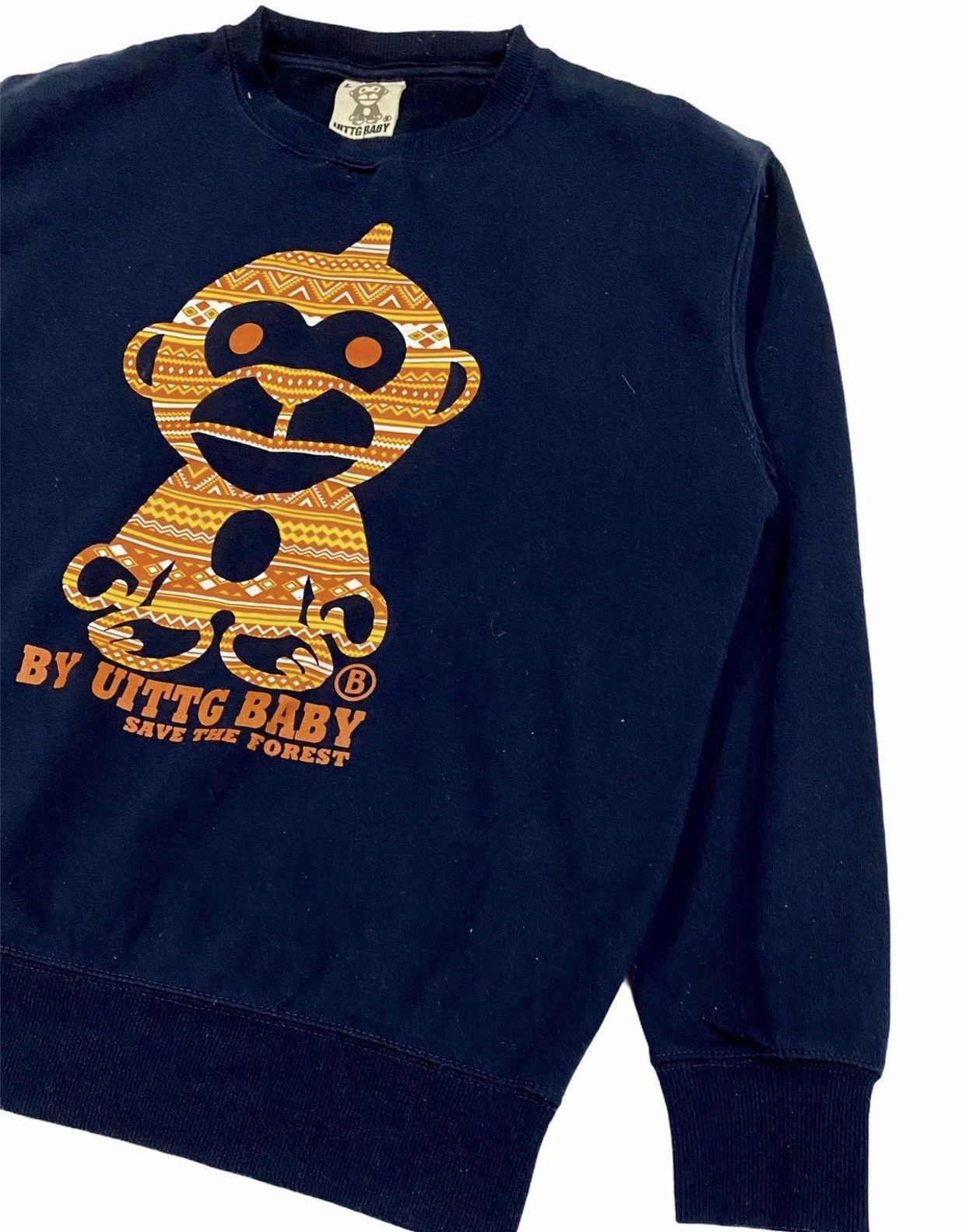 Japanese Brand × Nigo SWEATSHIRT UTTG BABY BIG SPELLOUT WITH BIG LOGO Size US M / EU 48-50 / 2 - 5 Thumbnail