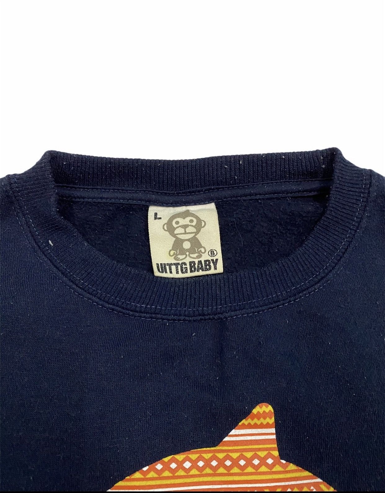 Japanese Brand × Nigo SWEATSHIRT UTTG BABY BIG SPELLOUT WITH BIG LOGO Size US M / EU 48-50 / 2 - 4 Thumbnail