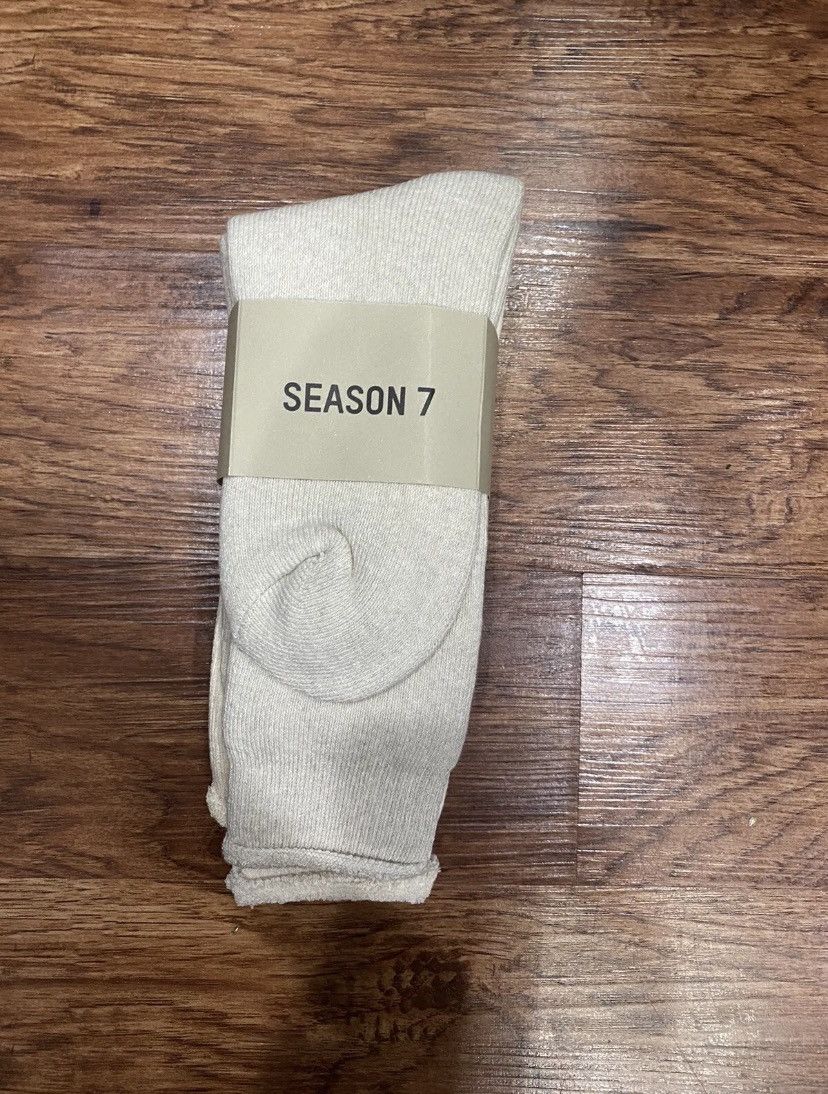 Yeezy Season Yeezy bouclette season 7 socks L/XL color one brand new! | Grailed