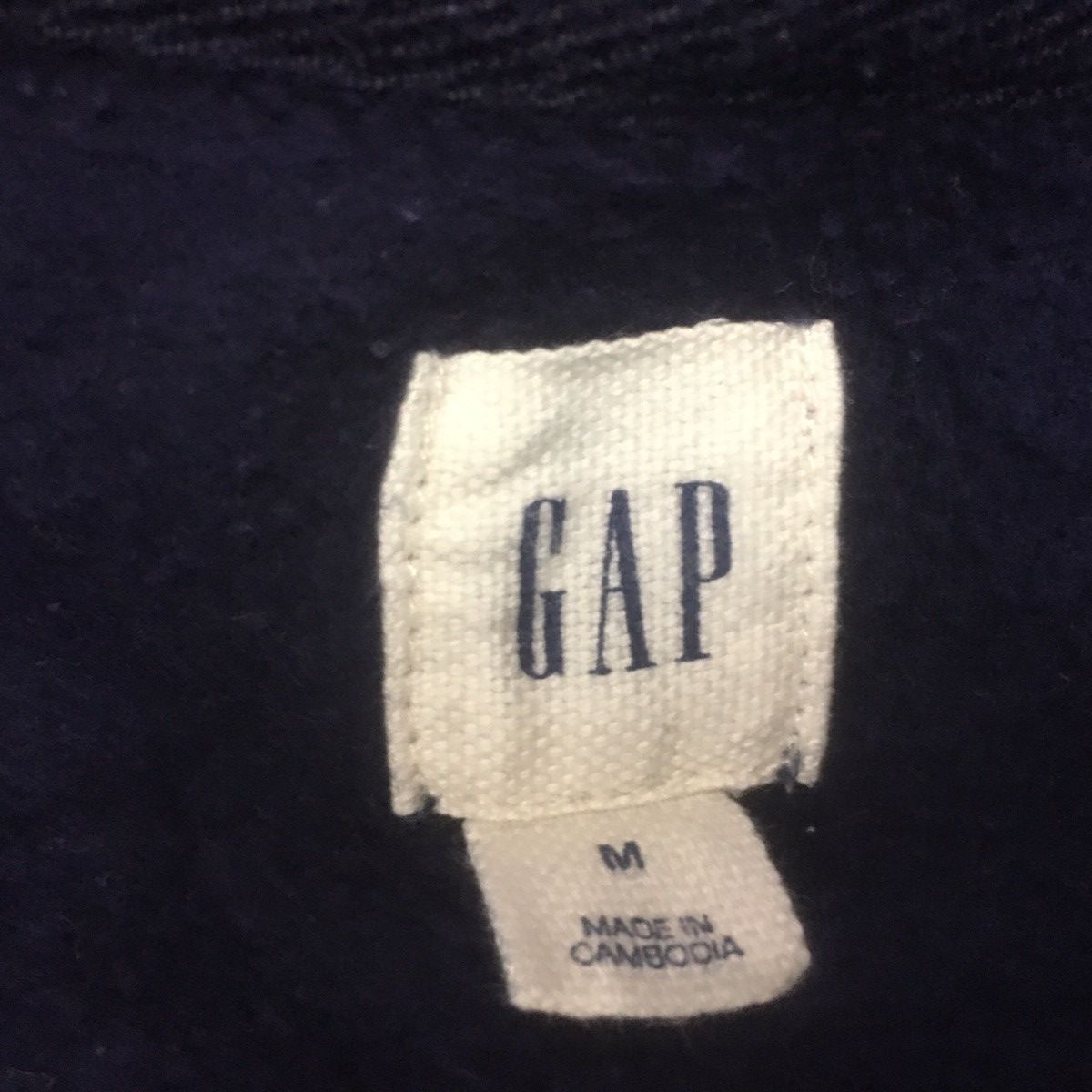 Gap × Vintage Vintage GAP Fullzip Sweater Hoodie Biglogo Emboidery Size US S / EU 44-46 / 1 - 5 Thumbnail