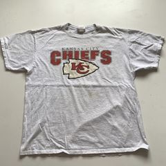 Vintage 1996 Kansas City Chiefs Sweatshirt Size L Large Galt Sand Gray NFL  Football Logo Graphic