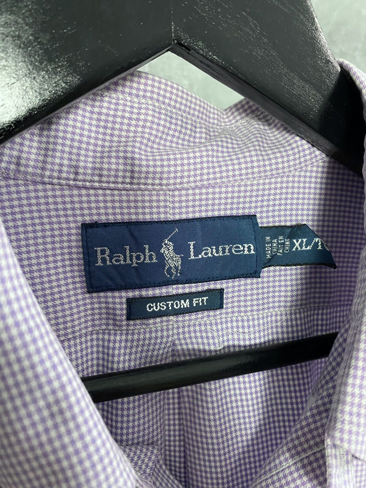 Polo Ralph Lauren × Vintage Vintage Polo Ralph Lauren Custom Fit Mini Shift Shirt Size US XL / EU 56 / 4 - 4 Thumbnail