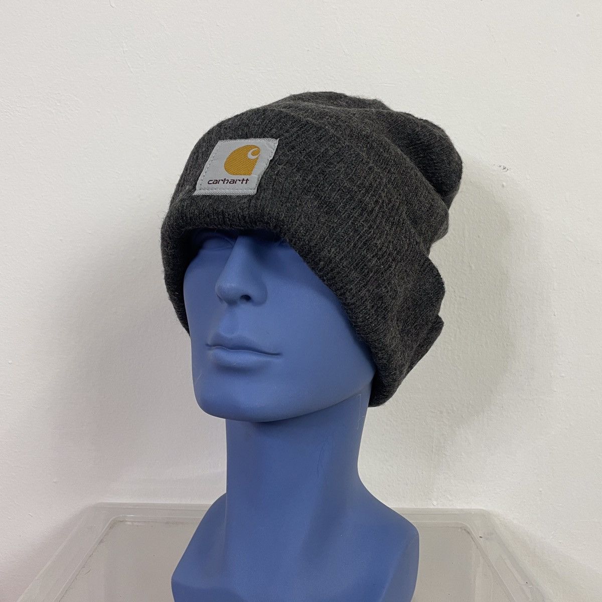 Carhartt Vintage 90s Carhatt Beanie Hat Size ONE SIZE - 1 Thumbnail