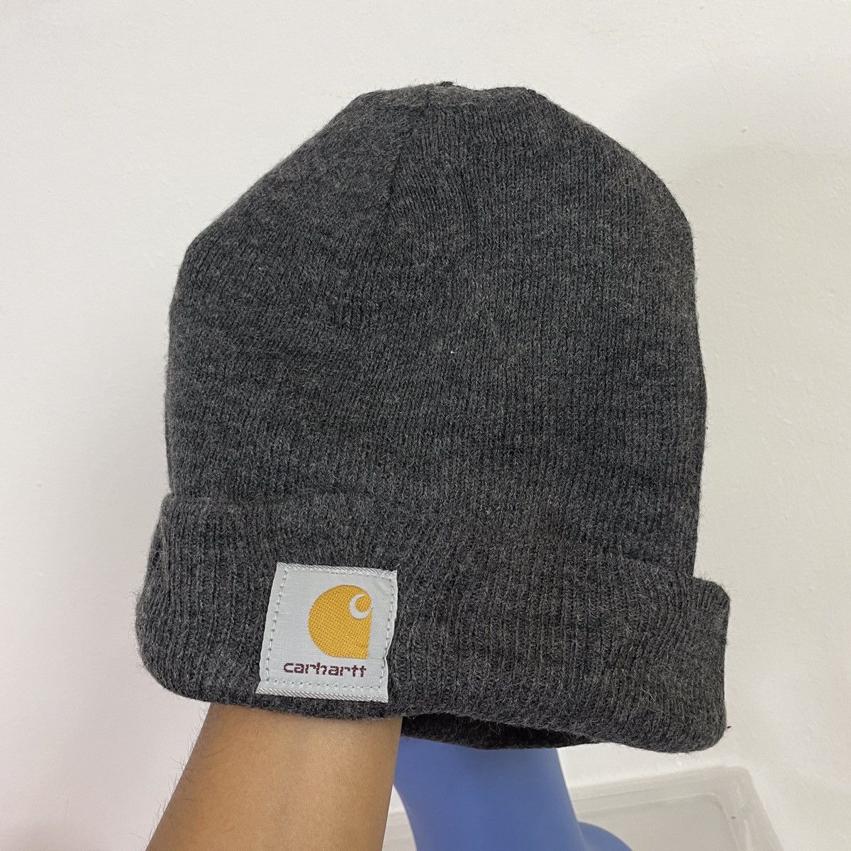 Carhartt Vintage 90s Carhatt Beanie Hat Size ONE SIZE - 5 Thumbnail
