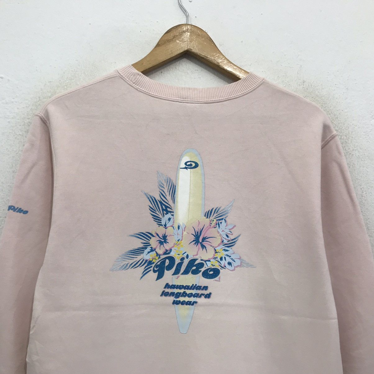 Other PIKO Sweatshirt Crewneck Surf Design Hawaii Longboard Ware Size US M / EU 48-50 / 2 - 4 Thumbnail