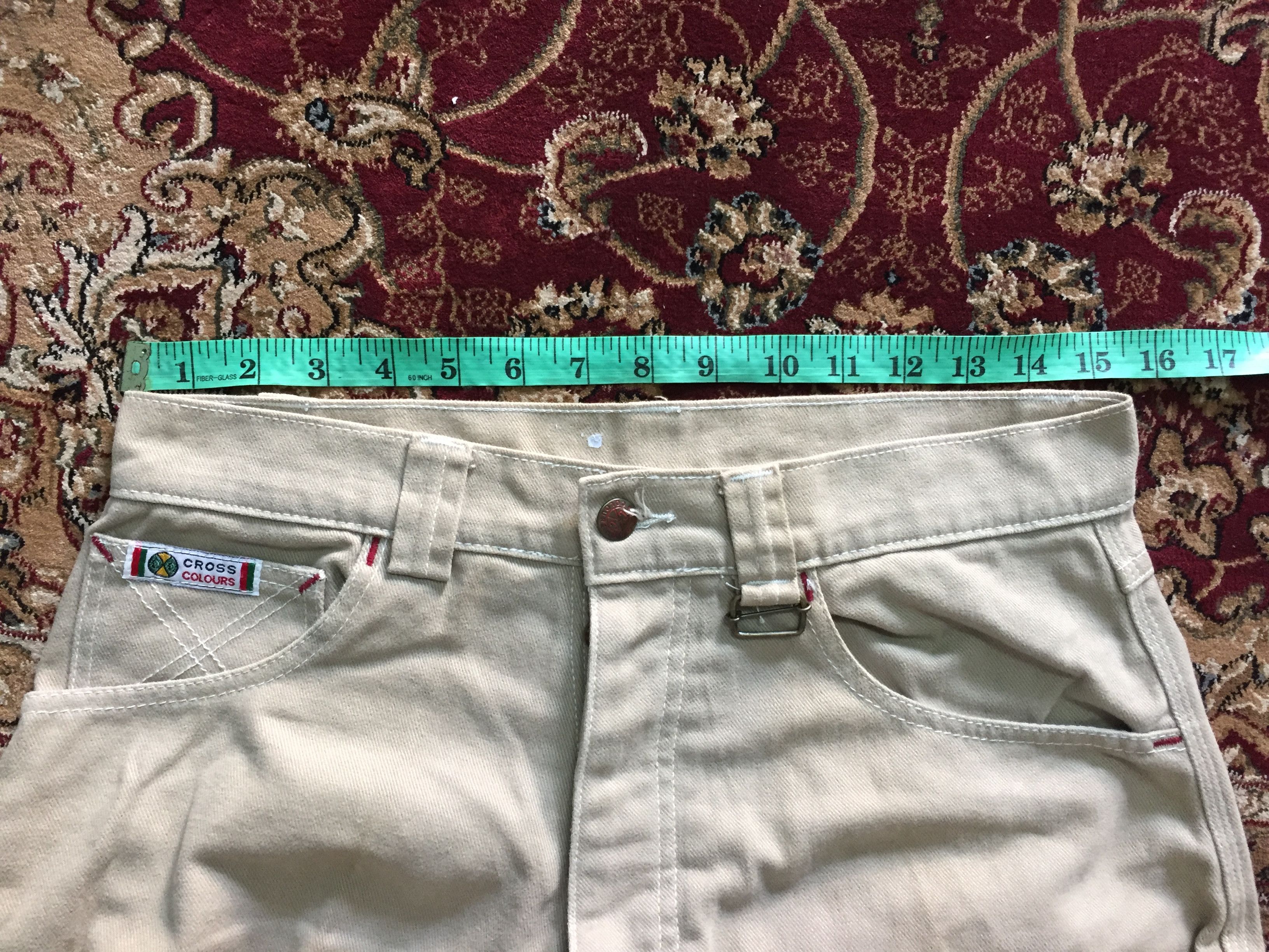 Cross Colours × JNCO × Vintage 90's CC heavy contra stitch baggy cargos carpenter pants Size US 30 / EU 46 - 17 Thumbnail