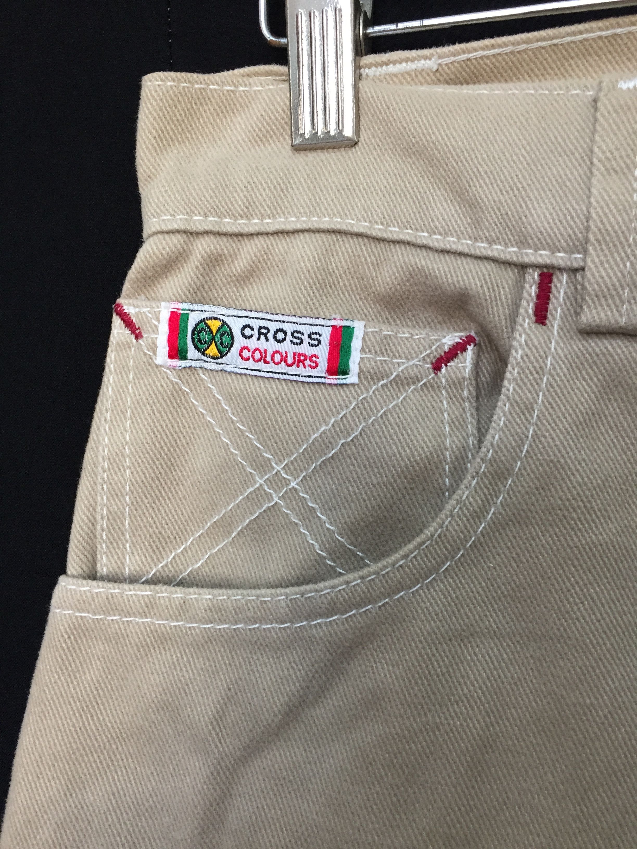 Cross Colours × JNCO × Vintage 90's CC heavy contra stitch baggy cargos carpenter pants Size US 30 / EU 46 - 8 Thumbnail