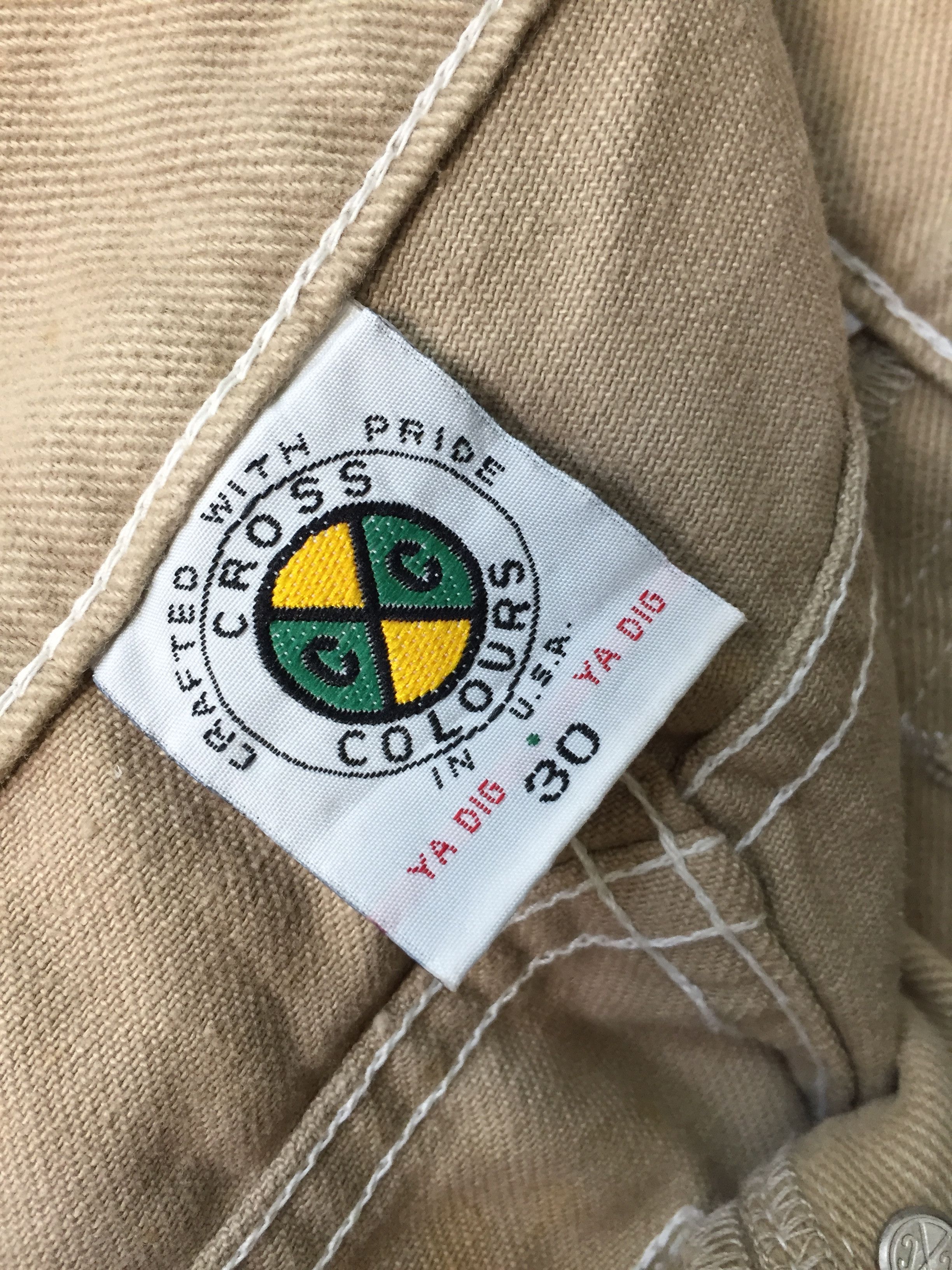 Cross Colours × JNCO × Vintage 90's CC heavy contra stitch baggy cargos carpenter pants Size US 30 / EU 46 - 15 Thumbnail