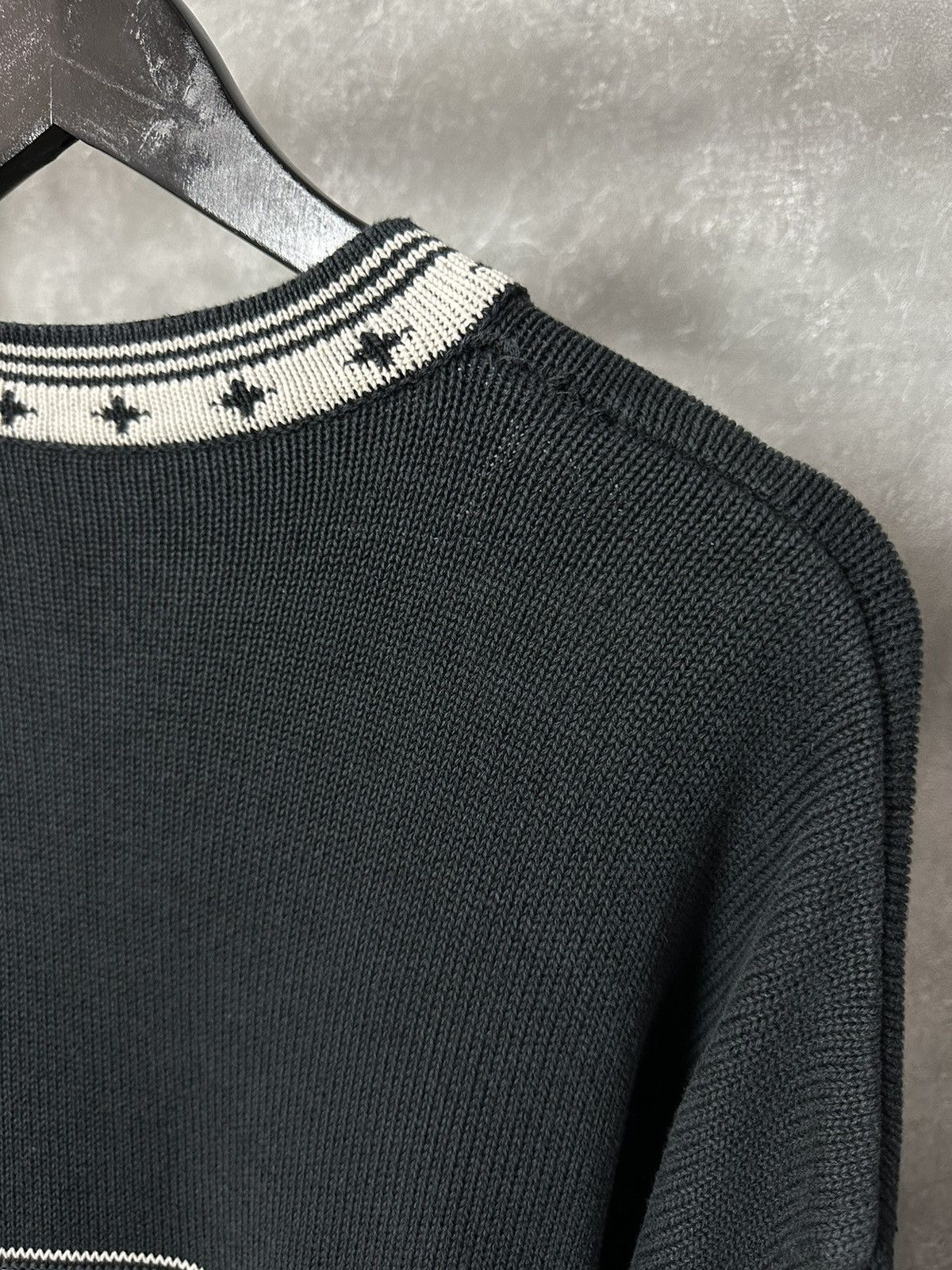 Hugo Boss × Vintage Hugo Boss Vintage Knit Logo Long Sleeve Crew Neck Sweater Size US L / EU 52-54 / 3 - 9 Thumbnail