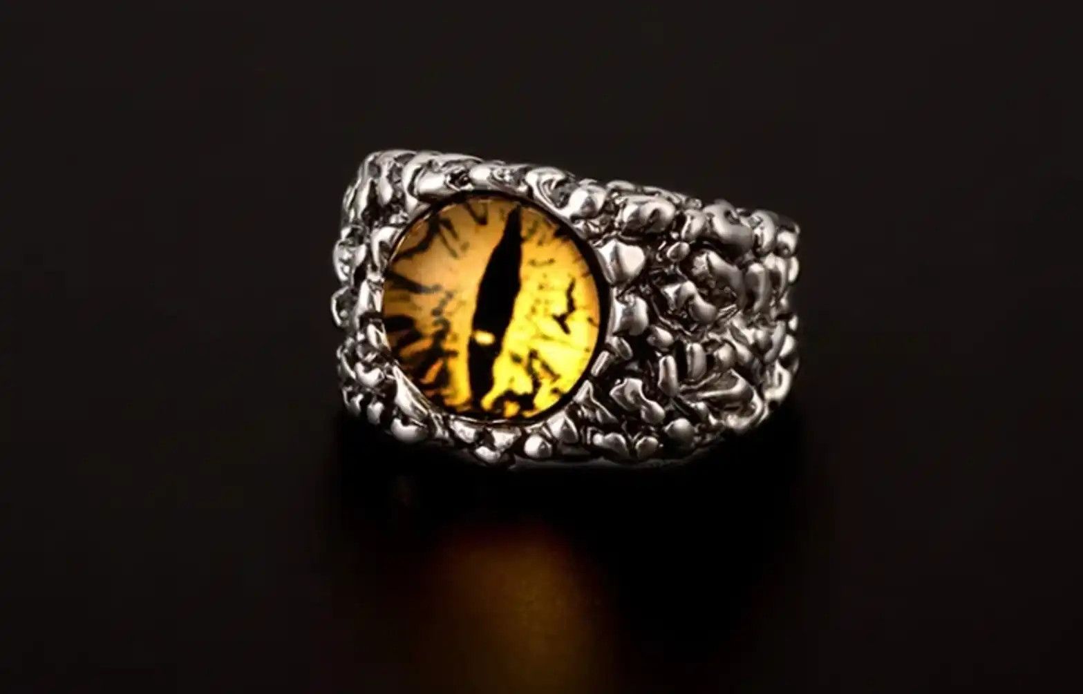 Jewelry Yello Evil Eye Adjustable Ring Size ONE SIZE - 2 Thumbnail