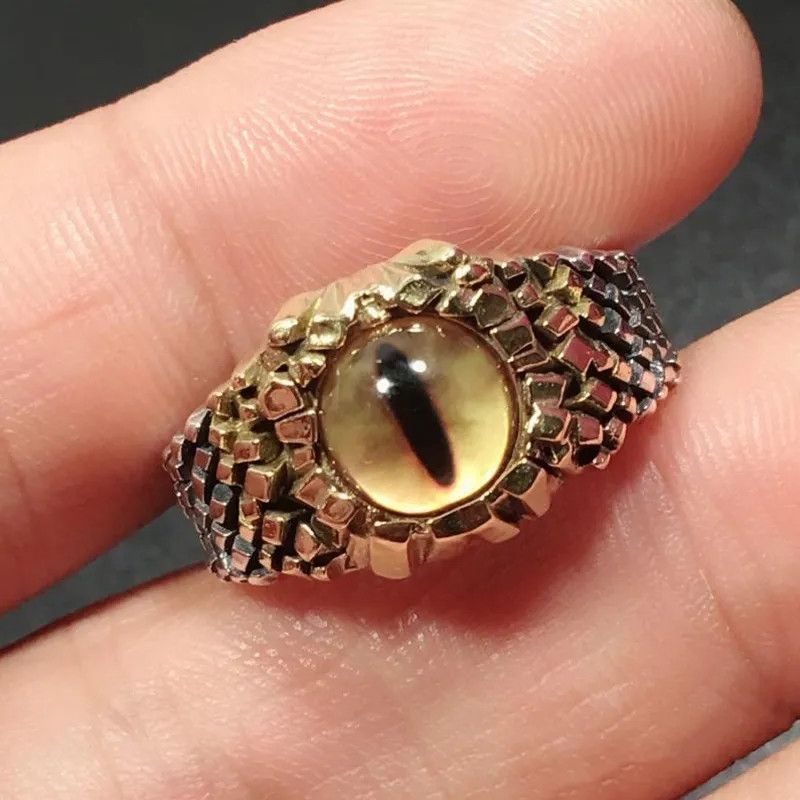 Jewelry Yello Evil Eye Adjustable Ring Size ONE SIZE - 7 Thumbnail