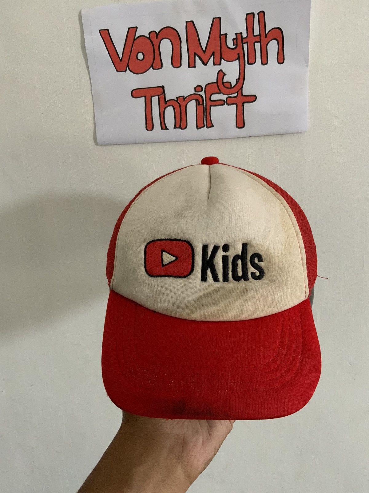 Hat Club Youtube Kids Youth Trucker Hat Size ONE SIZE - 5 Thumbnail