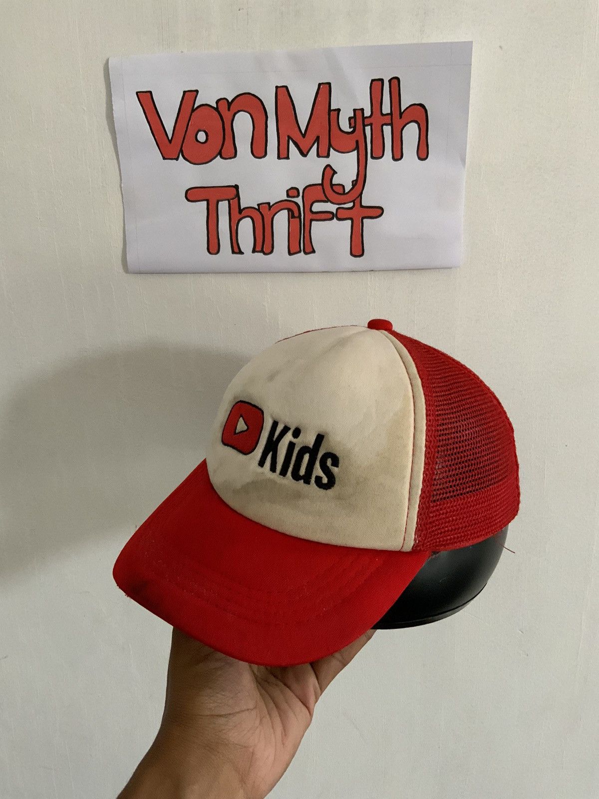 Hat Club Youtube Kids Youth Trucker Hat Size ONE SIZE - 1 Thumbnail